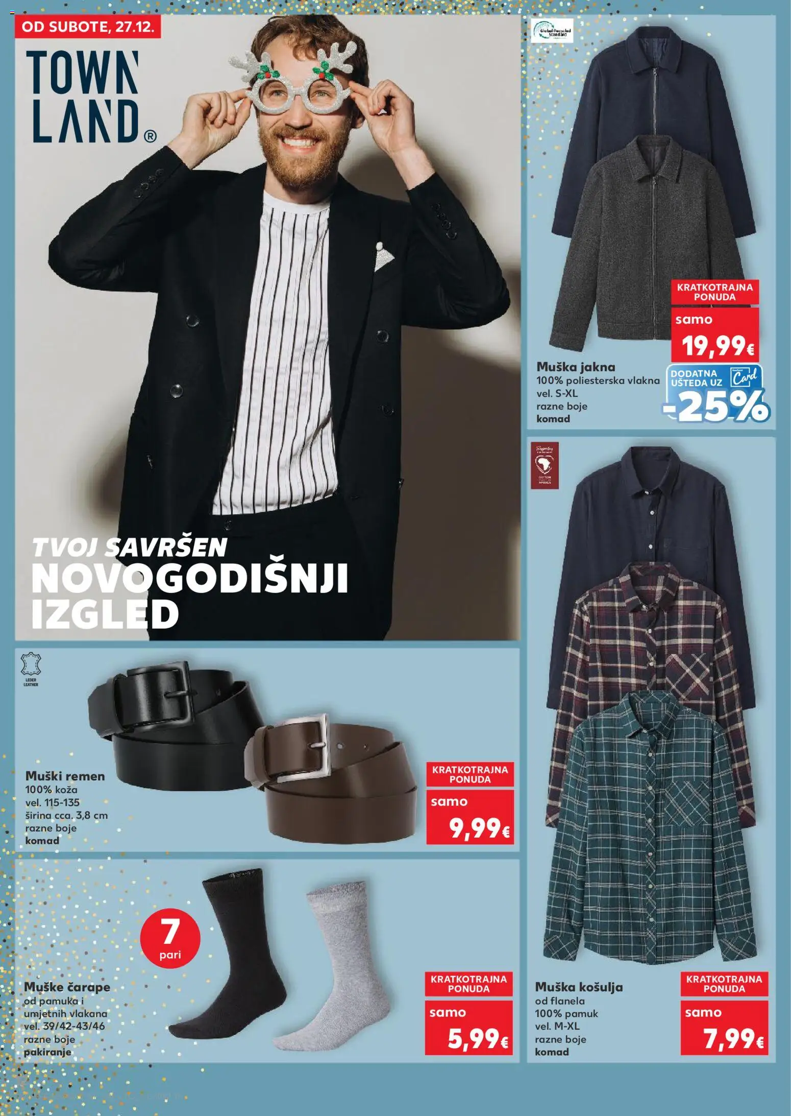 Kaufland katalog | vrijedi od 27.12.2025 | Stranica: 12 | Proizvodi: Košulja, Jakna, Čarape