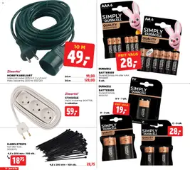 Jem & fix - Tilbudsavis gyldig fra 30.11.2025 | Side: 10 | Produkter: Batterier, Kabel