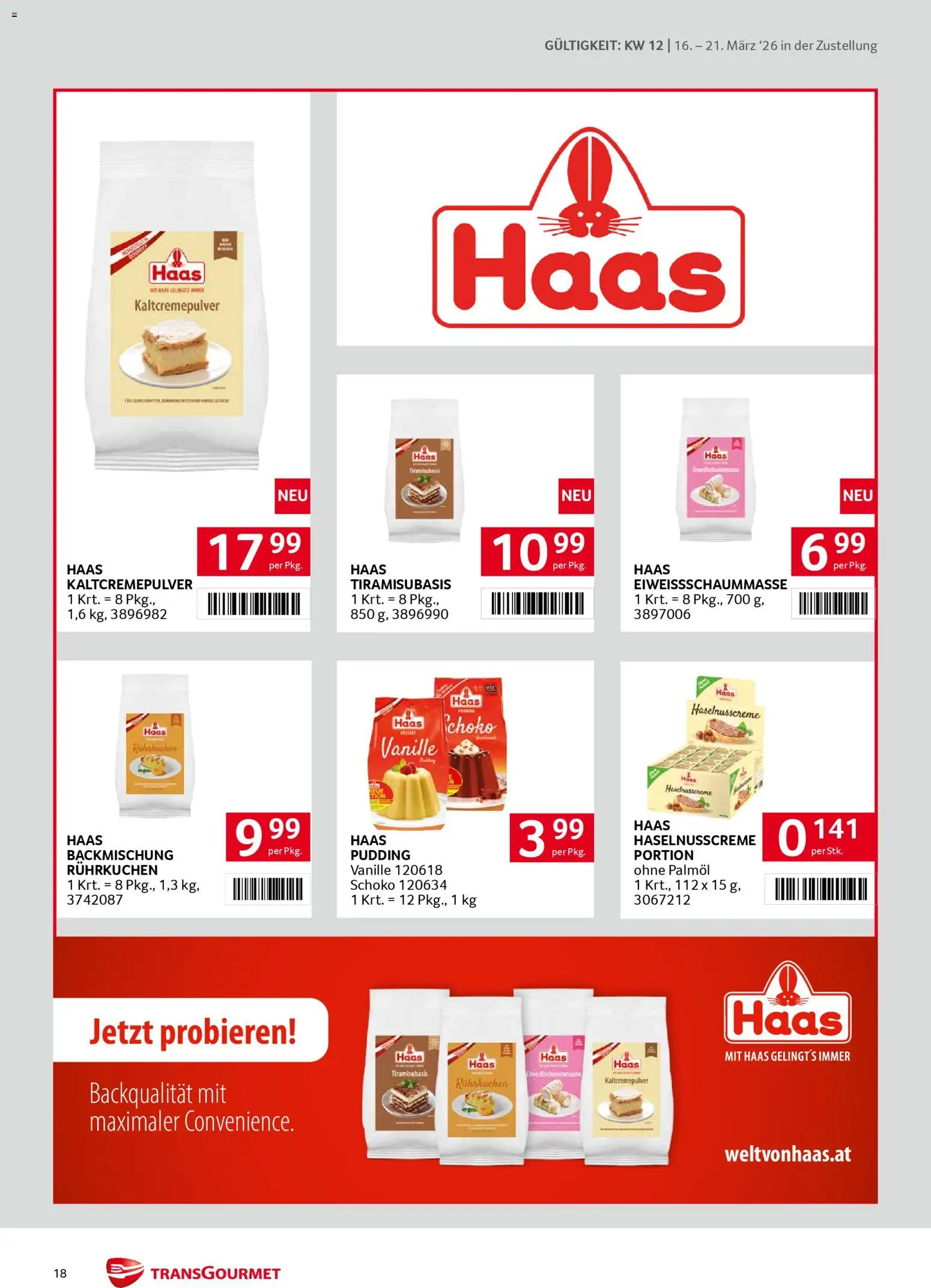 Transgourmet Zustellaktion gültig ab 16.03.2026 | Seite: 18