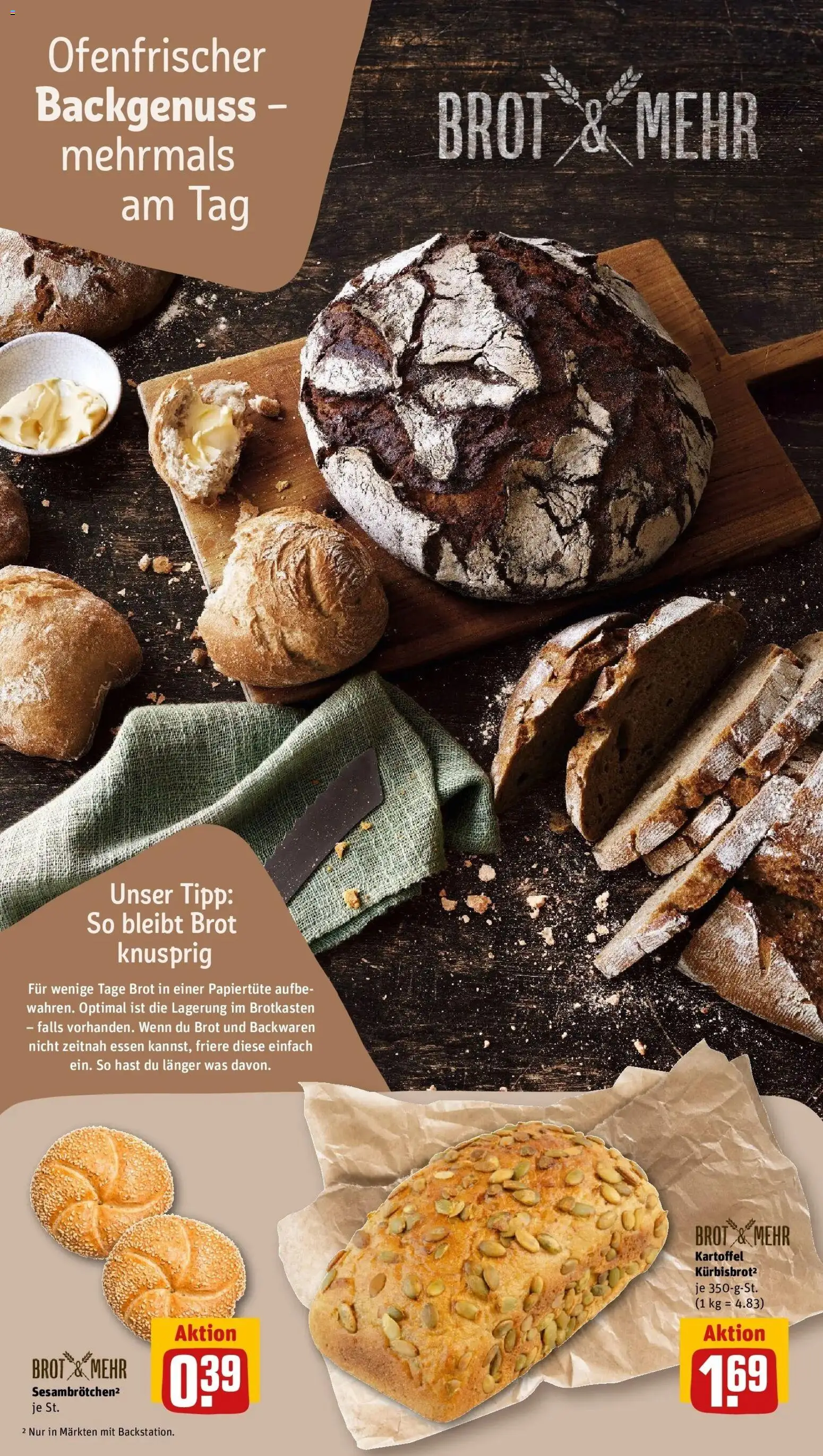 Rewe prospekt Passau	 – gültig ab 16.02.2026 | Seite: 15 | Produkte: Brot