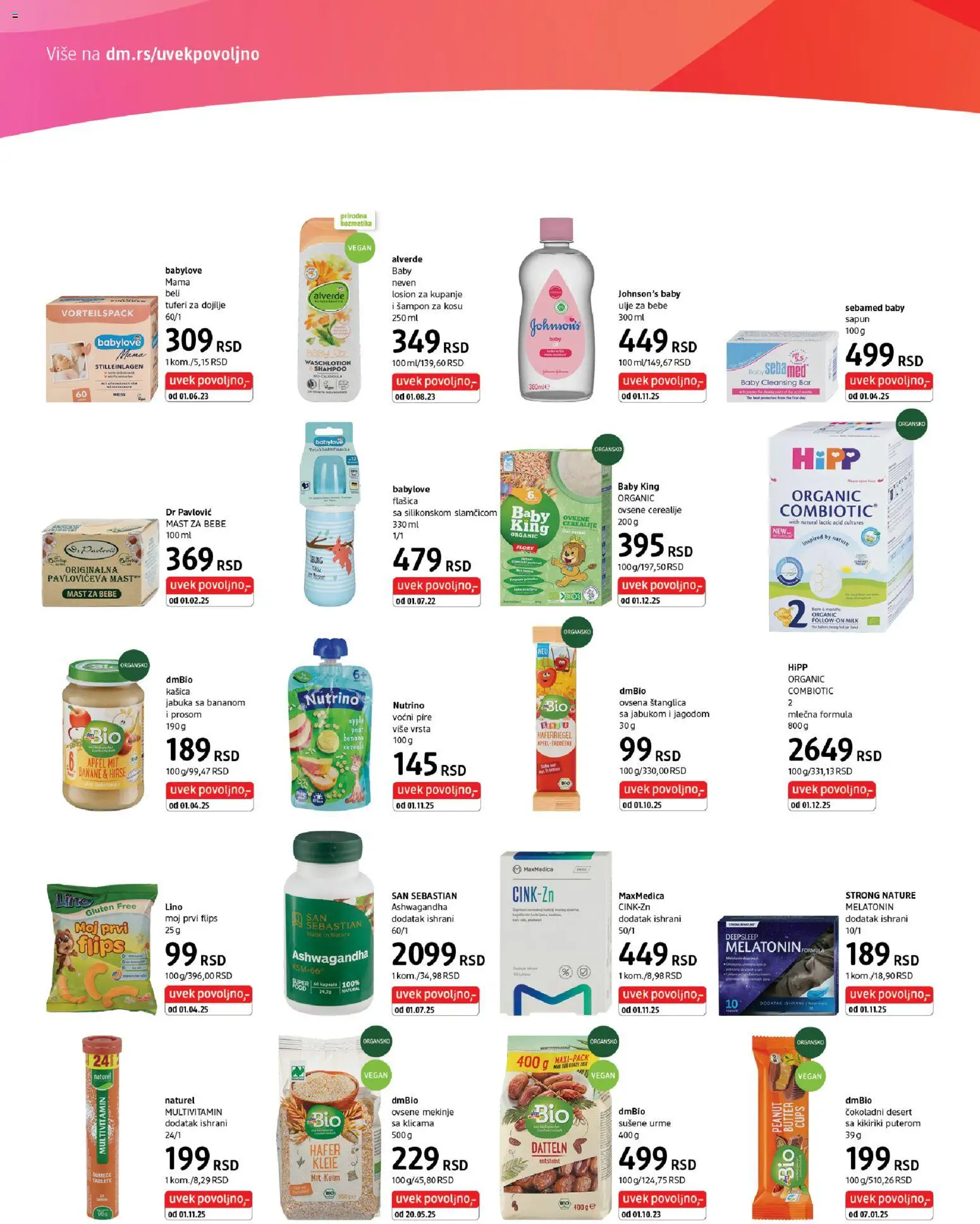 DM Drogerie katalog - važi od 16.01.2026 | Strana: 6 | Proizvode: Šampon, Ulje, Sapun, Banane