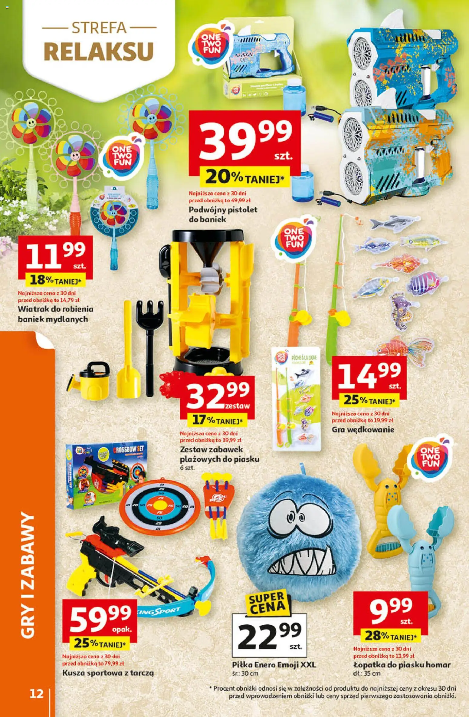 Auchan - Gazetka 30 Lat Hipermarket  od 09.04.2026 | Strona: 12 | Produkty: Gra, Homar, Gry