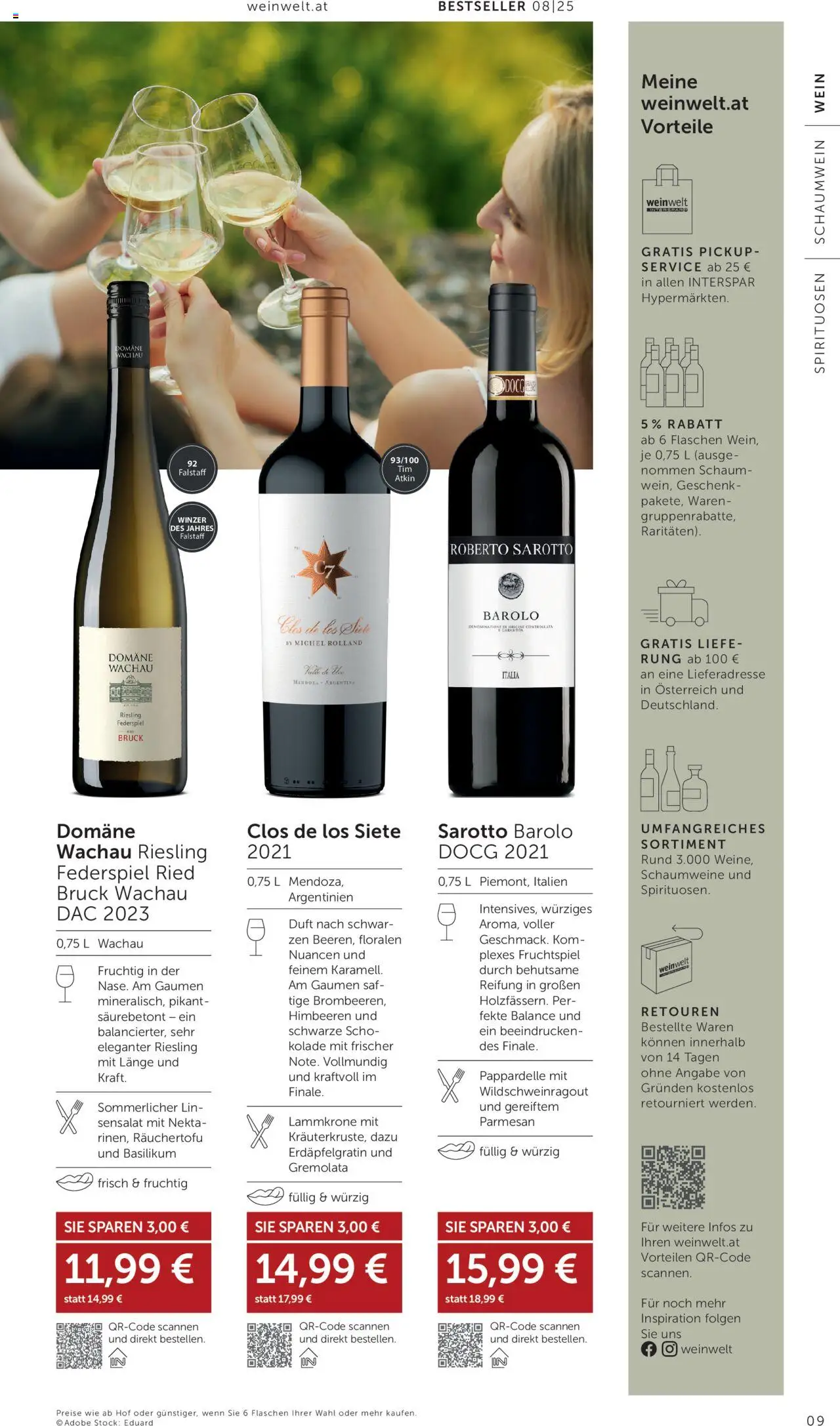 Interspar Wein Welt gültig ab 24.07.2025 | Seite: 9 | Produkte: Duft, Wein