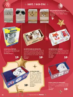 Auchan - Prévisualisation de Auchan - Un Noël d'histoires et d'émotions valide à partir de 05.11.2025 | Page: 56 | Produits: Bonnet, Coton, Paire de chaussettes, Livre