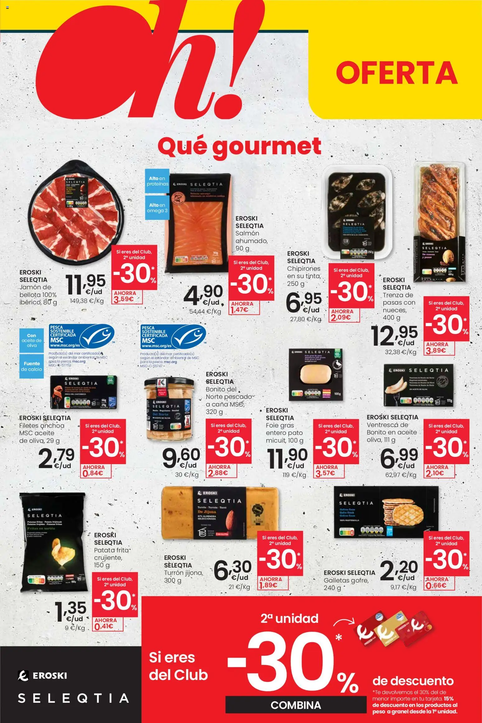 Eroski - Ofertón Navidad  │ válido desde el 27.11.2025 | Página: 9 | Productos: Δοχείο φοντί, Aceite, Pescado, Galletas