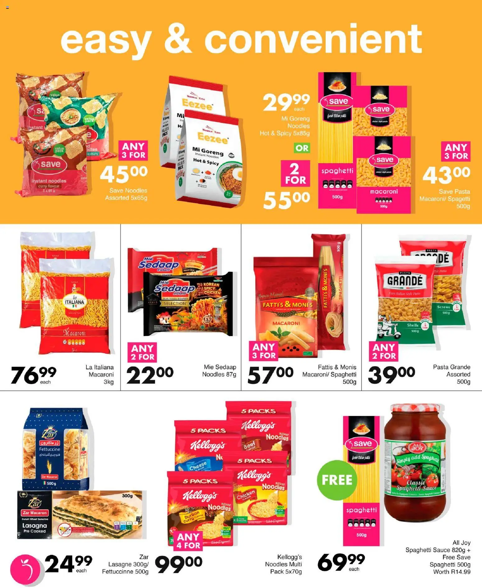 New Save catalogue – valid from 12.03.2026 | Page: 26 | Products: Cheese, Chicken, Noodles, Sauce