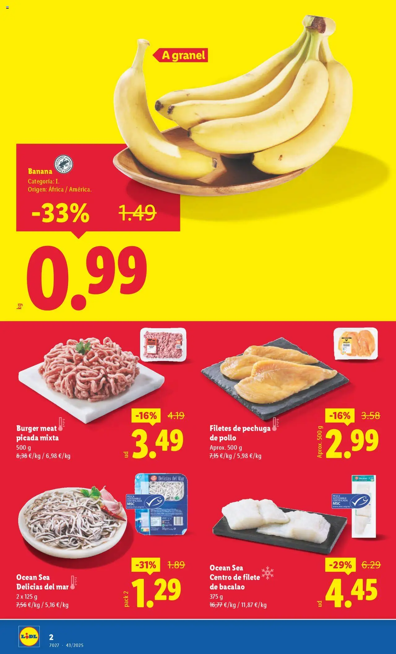 Lidl - Morón de la Frontera │ válido desde el 20.10.2025 | Página: 2 | Productos: Δισκέτα, Filete