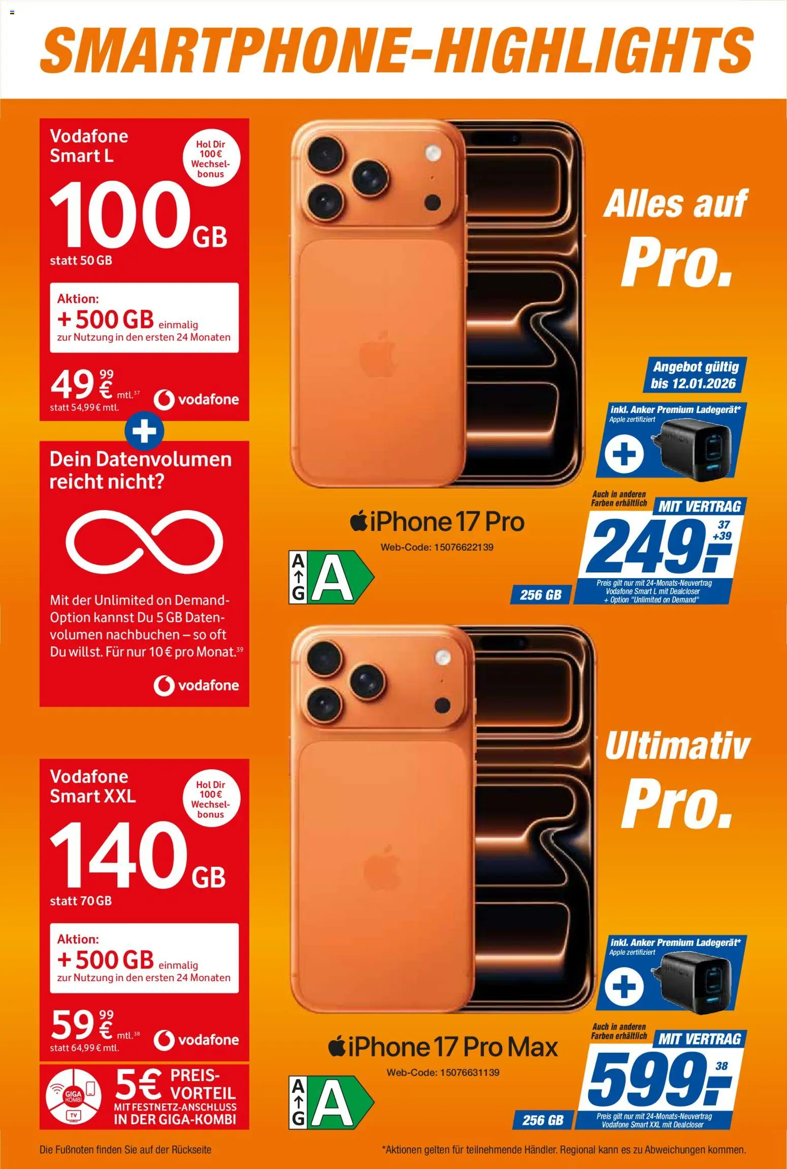 Expert Smarthphone Highlights im Januar – gültig ab 01.01.2026 | Seite: 18 | Produkte: Iphone, Apple