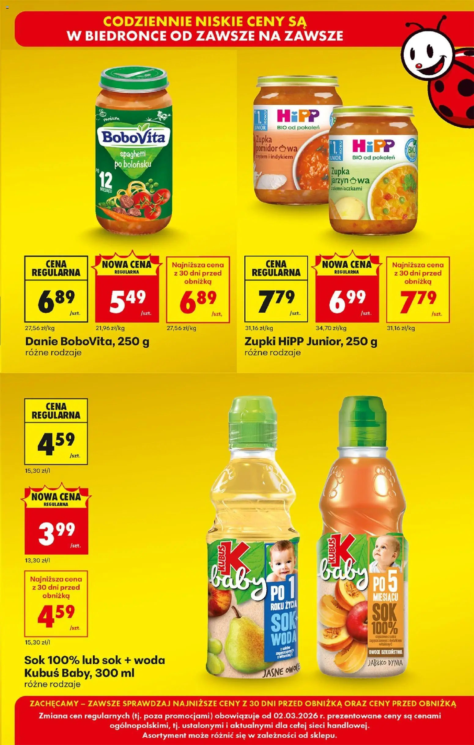 Biedronka Polsko leták od 02.03.2026 | Strana: 11 | Produkty: Hipp