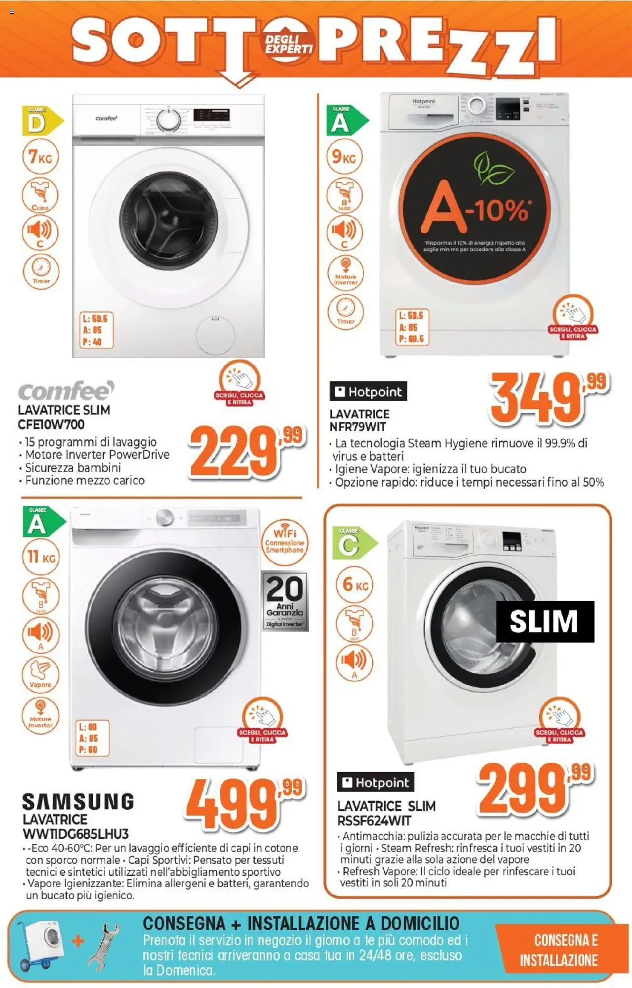 Volantino Expert del 02.10.2025 | Pagina: 21 | Prodotti: Tè, Lavatrice, Smartphone, Samsung