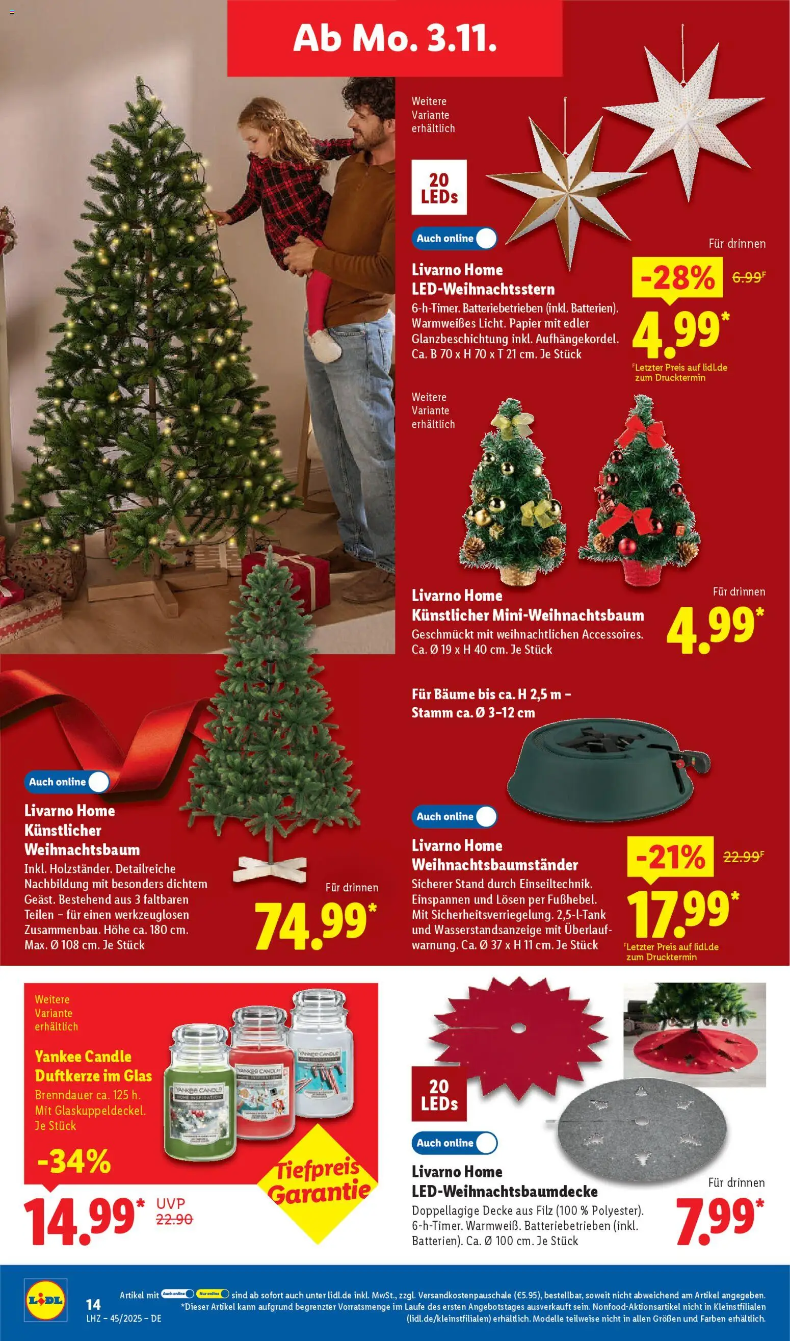 Lidl Prospekt Heppenheim – gültig ab 03.11.2025 | Seite: 34 | Produkte: Decke
