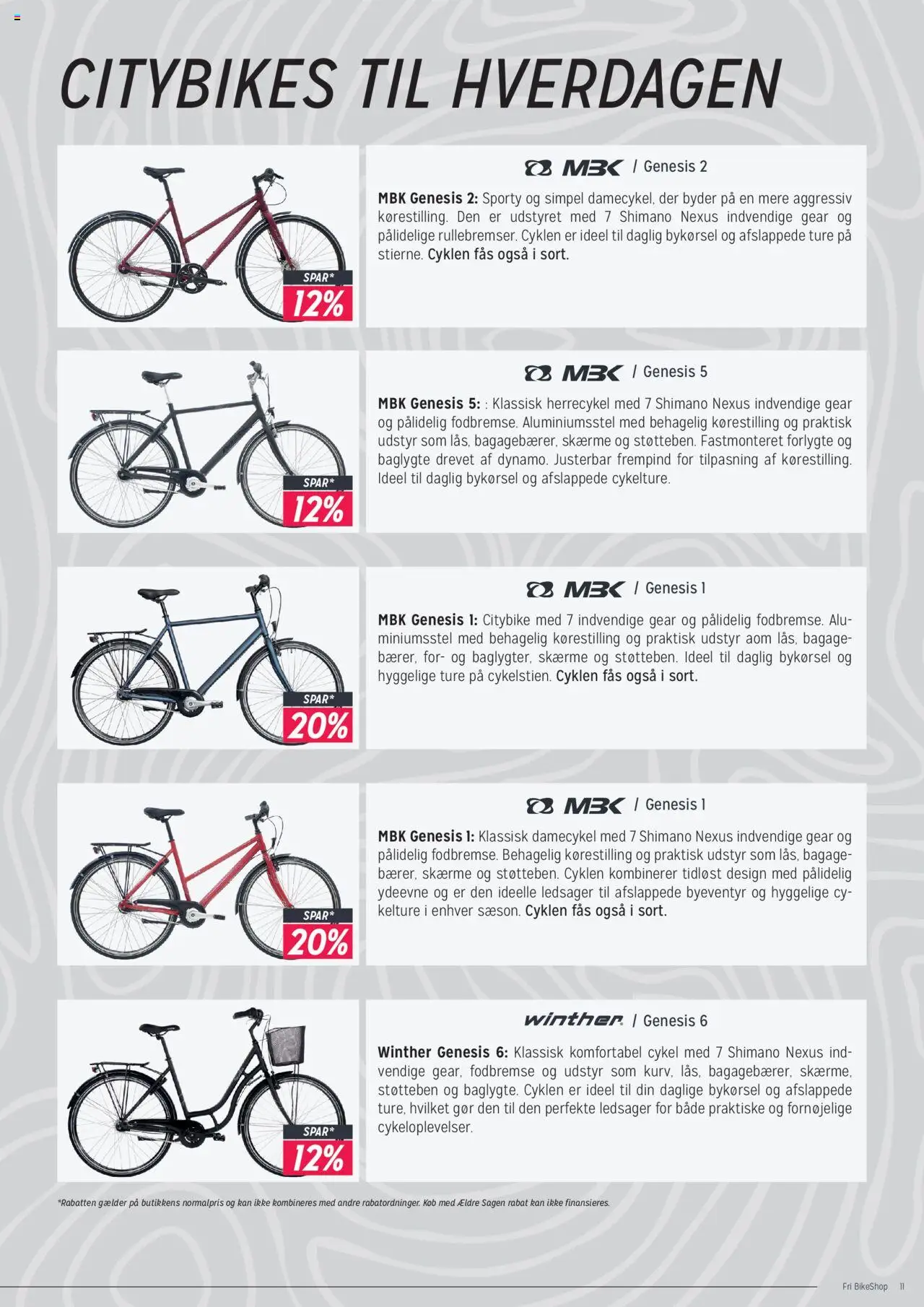 Fri BikeShop tilbudsavis – gyldig fra 01.10.2024 | Side: 11 | Produkter: Skærme, Søm, Bagage