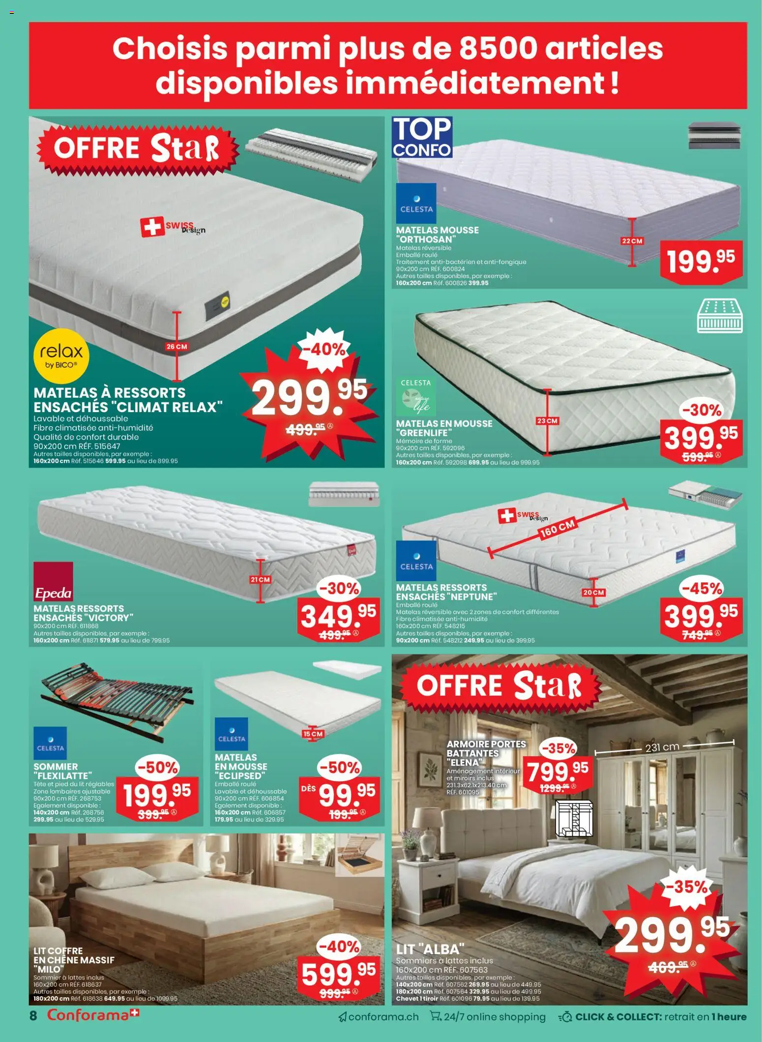 Conforama Aktionen FR – gültig ab 11.02.2026 | Seite: 8