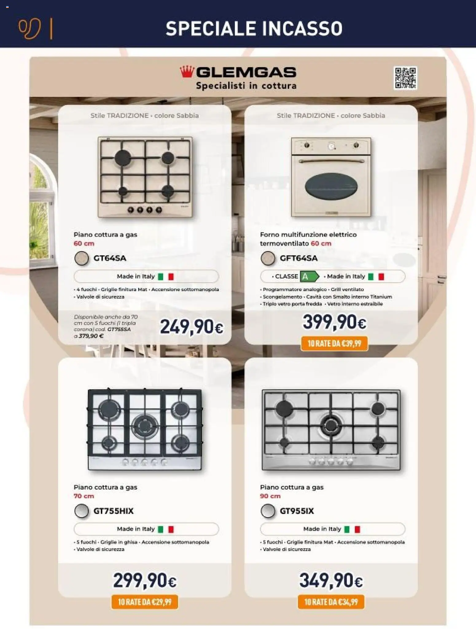 Volantino Unieuro del 27.10.2025 | Pagina: 16 | Prodotti: Piano cottura, Forno