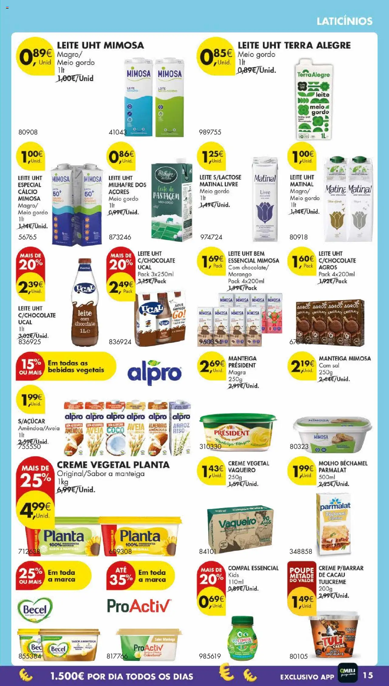 Pingo Doce folheto │ válido de 21.10.2025 | Página: 23 | Produtos: Cálcio, Sal, Leite, Creme