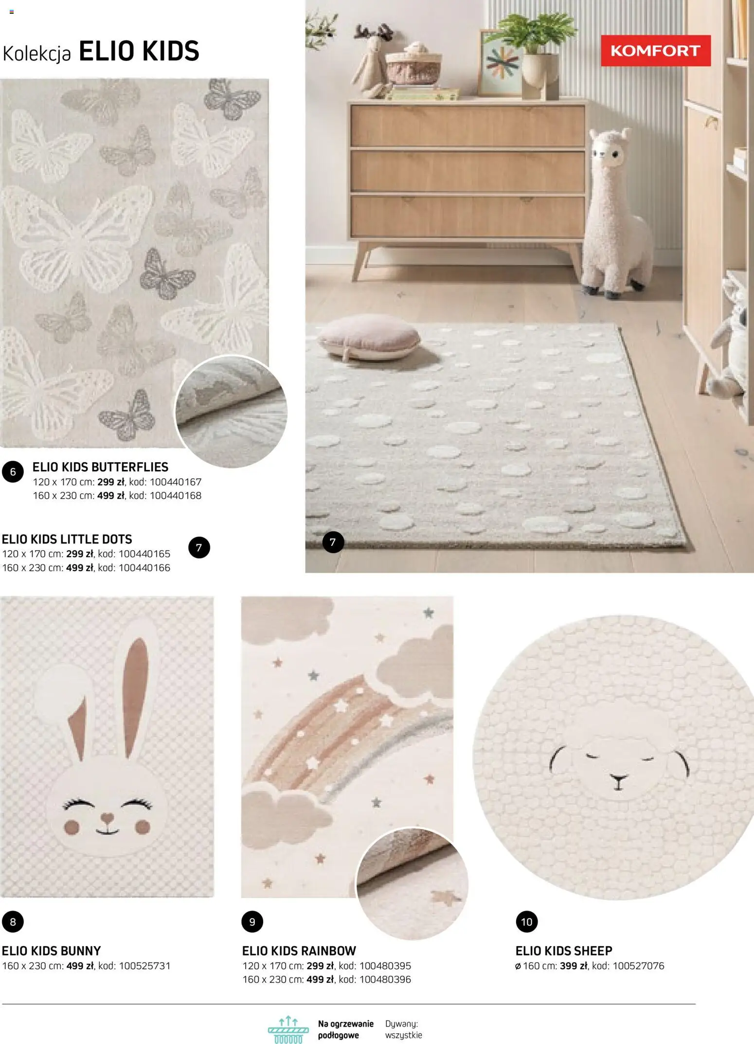 Komfort gazetka - Katalog dywanów od 17.03.2026 | Strona: 77 | Produkty: Dywany