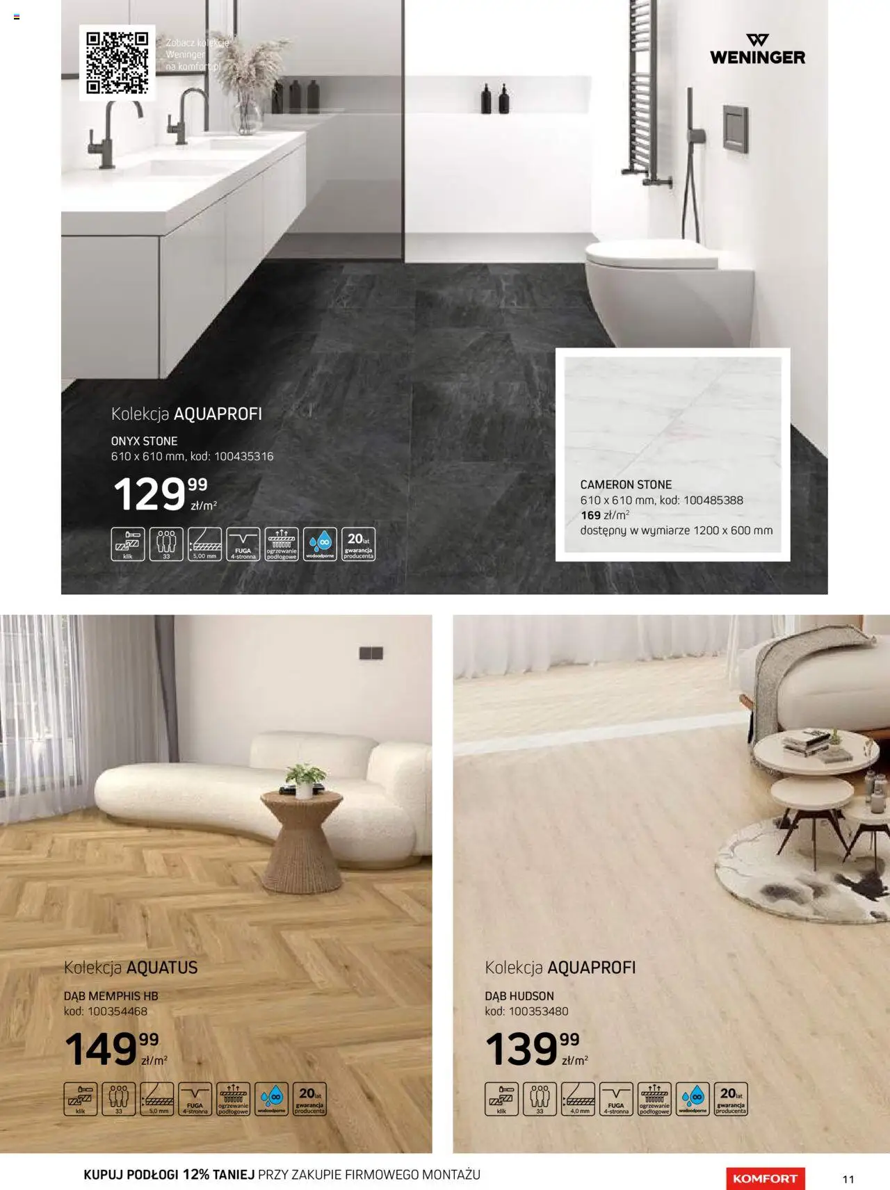 Komfort Gazetka - Katalog Podłogi I Drzwi od 26.06.2024 | Strona: 11