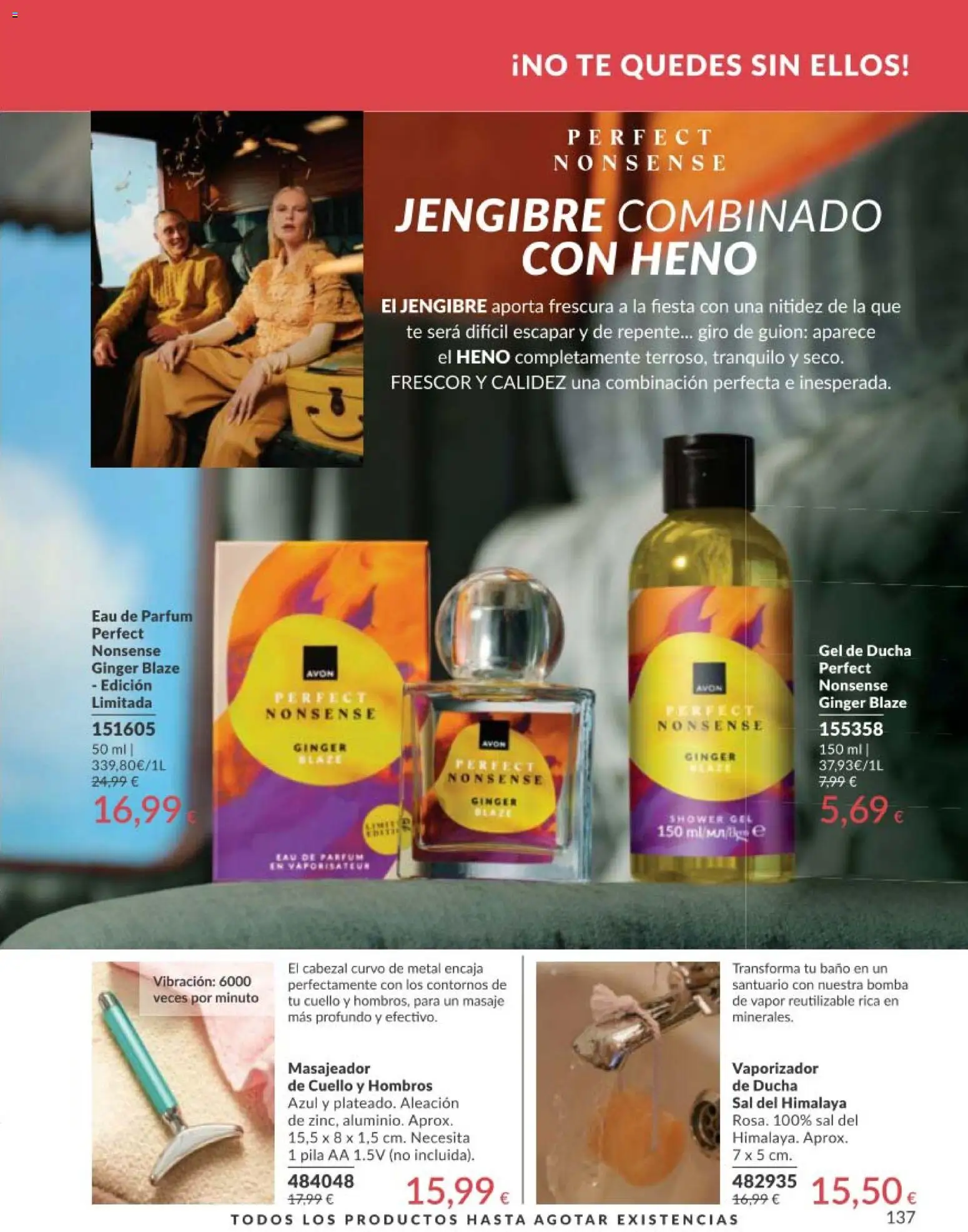 Catálogo AVON campaña 5 │ válido desde el 01.05.2026 | Página: 137 | Productos: Té, Eau de parfum, Baño, Ducha