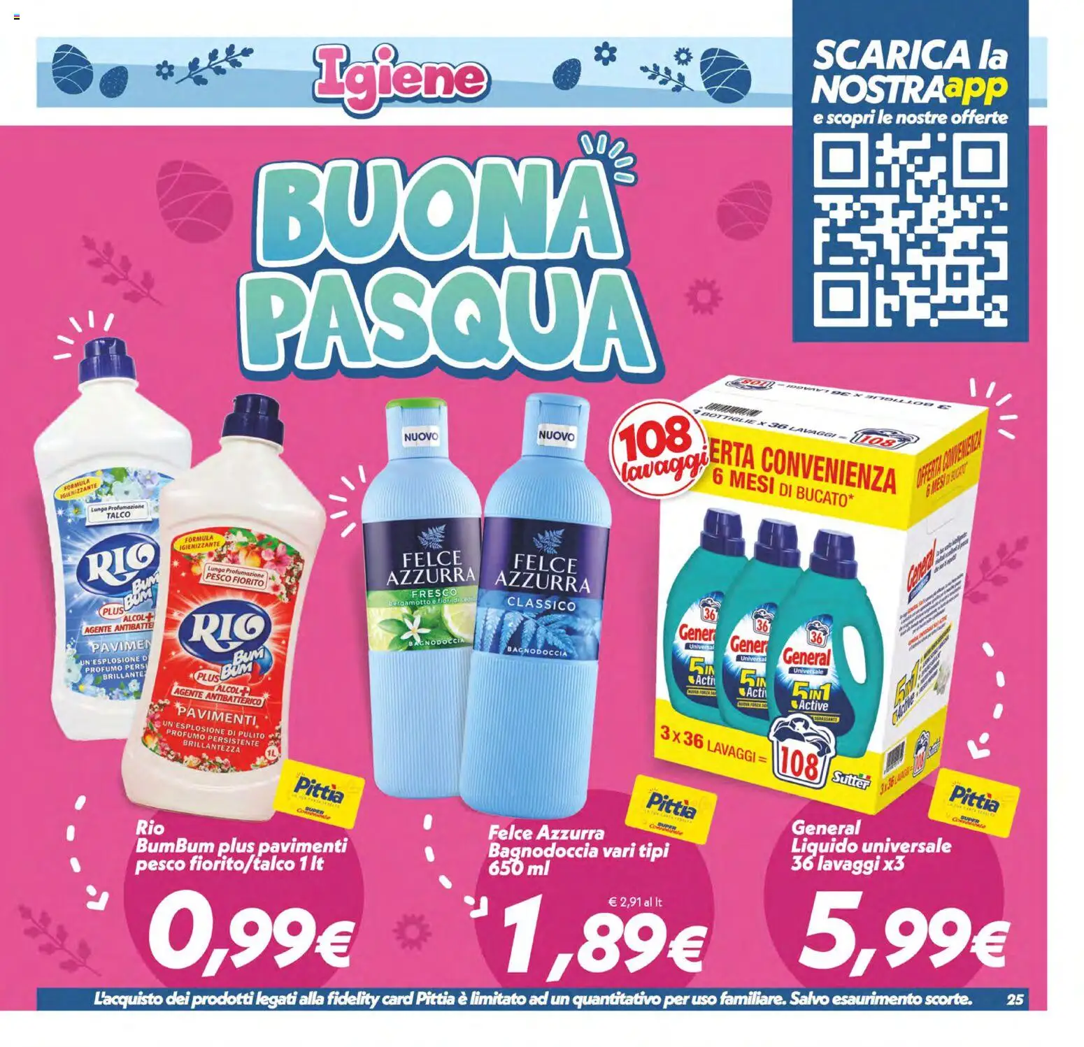 Volantino SuperConveniente del 27.03.2026 | Pagina: 25 | Prodotti: Talco, Sedia, Profumo
