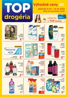 TOP Drogéria leták platný od 06.10.2025