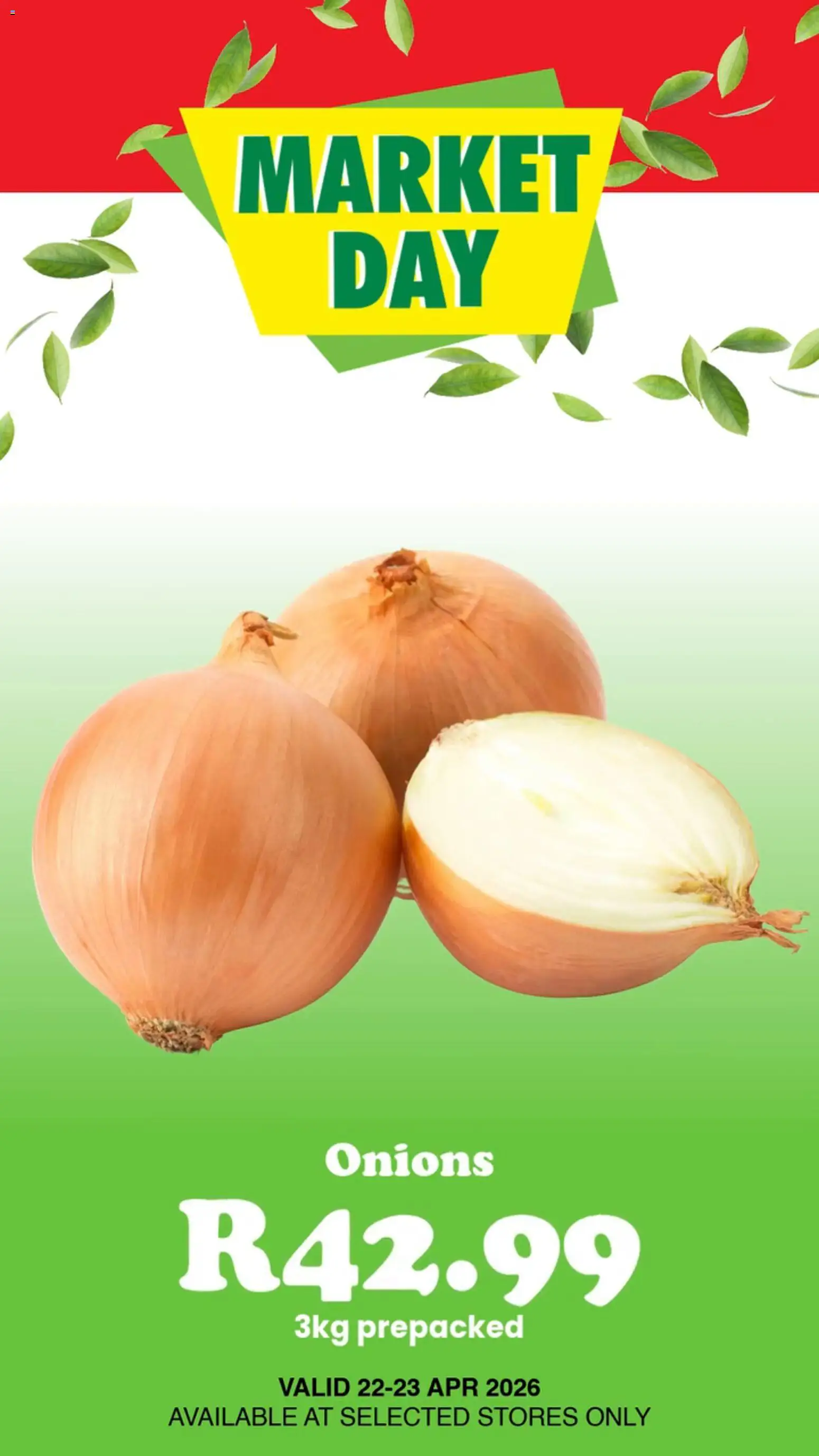 New Check Save catalogue – valid from 22.04.2026 | Page: 5 | Products: Onions