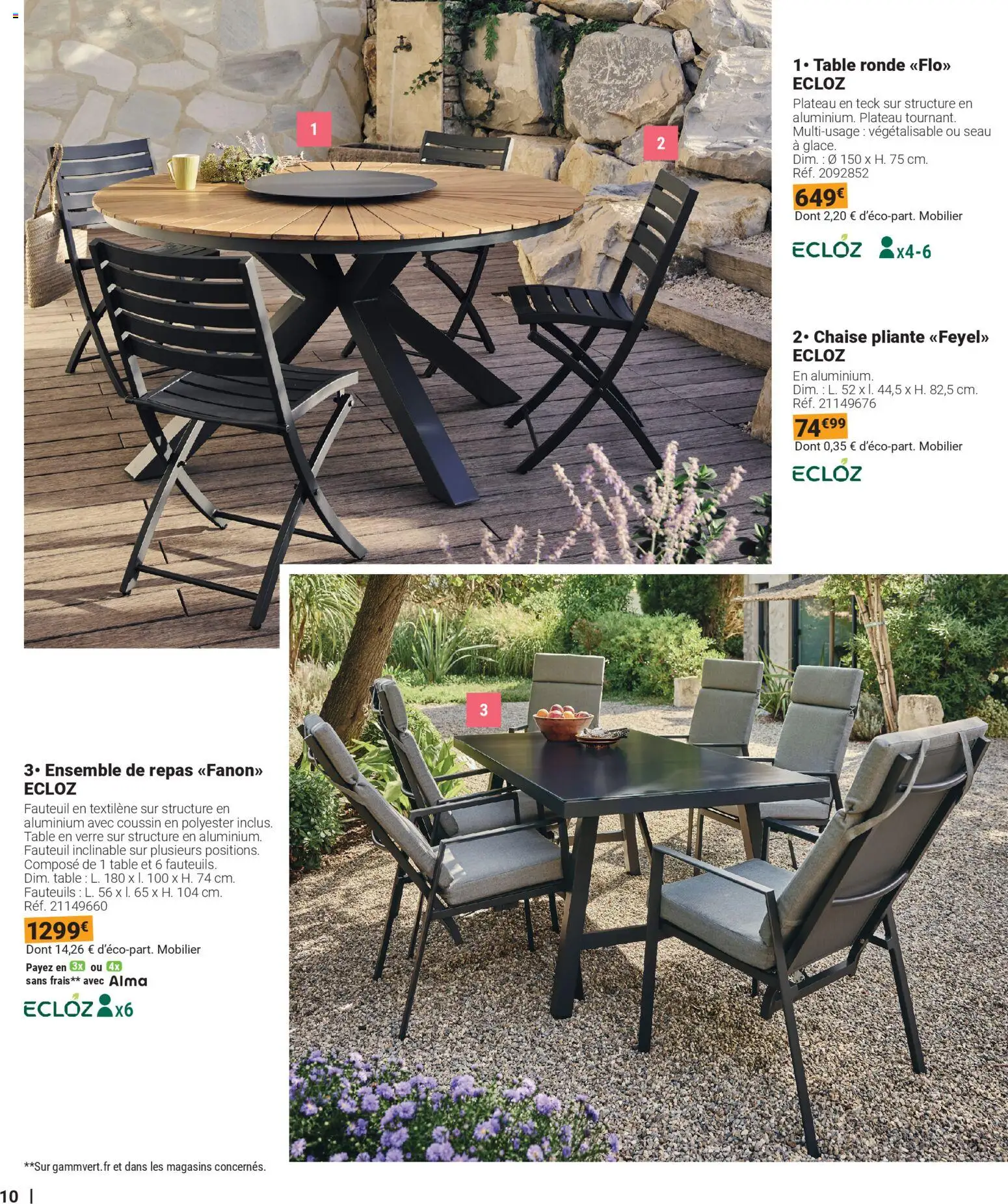 {H1} | Page: 10 | Produits: Plateau, Fauteuil, Table, Chaise
