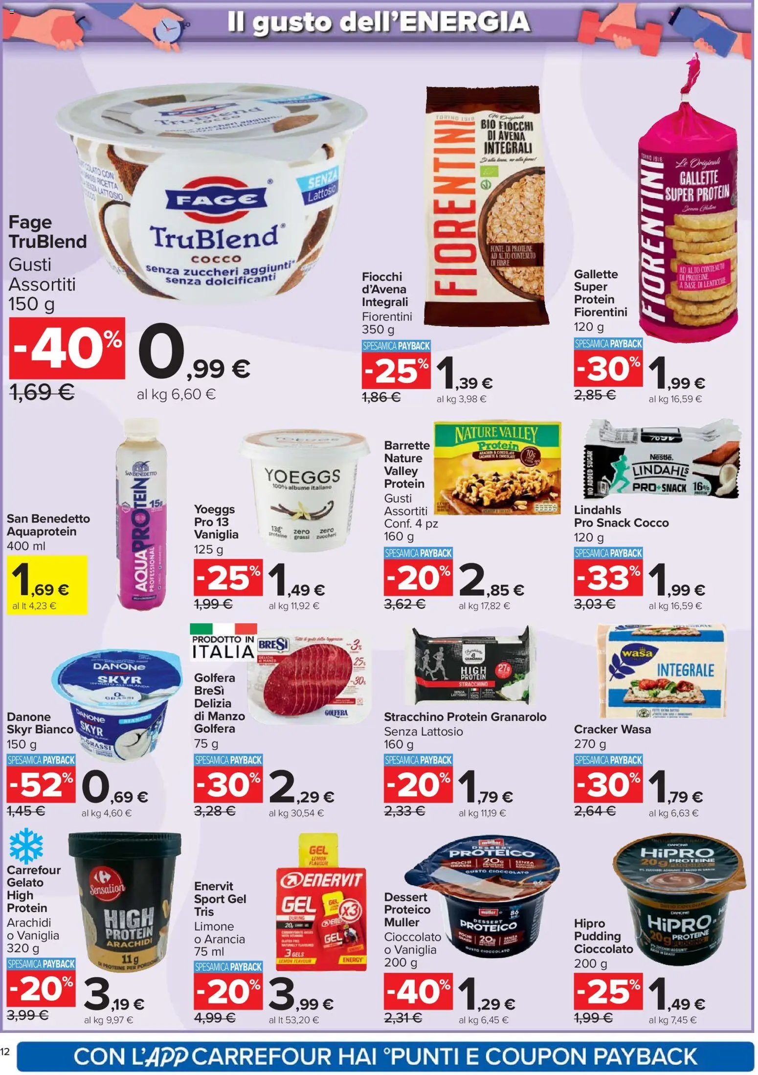 Volantino Carrefour del 21.04.2026 | Pagina: 12 | Prodotti: Fiocchi, Lenticchie, Limone, Gallette