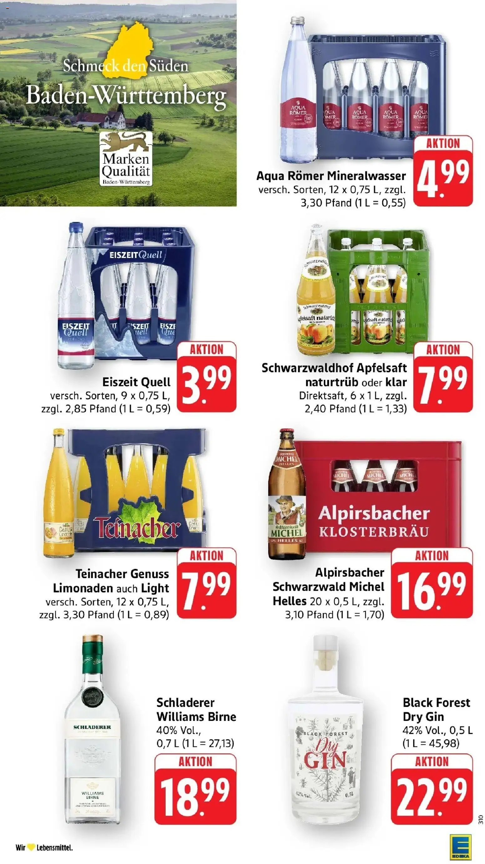 Edeka prospekt Überlingen	 – gültig ab 15.03.2026 | Seite: 38 | Produkte: Apfelsaft, Apple, Birne, Gin
