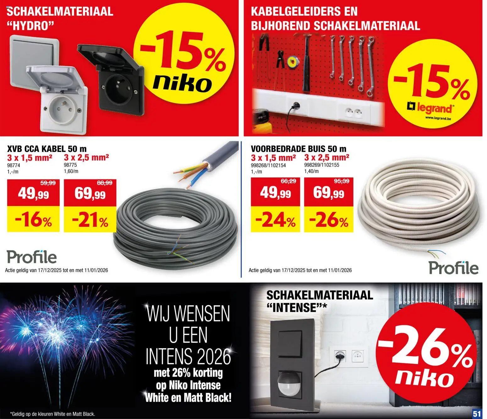 {H1} | Pagina: 51 | Producten: Kabel