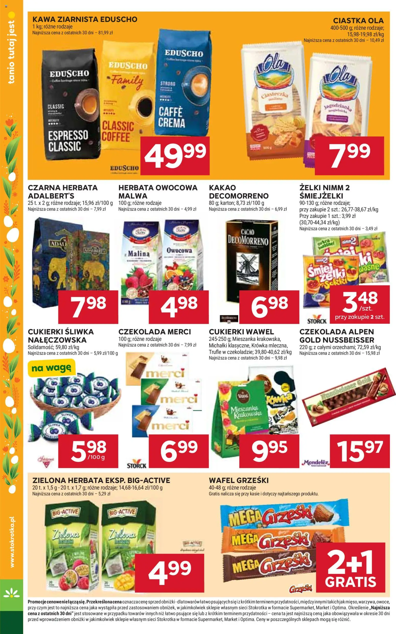 Stokrotka gazetka od 02.04.2026 | Strona: 29 | Produkty: Kawa ziarnista, Żelki, Kawa, Czekolada