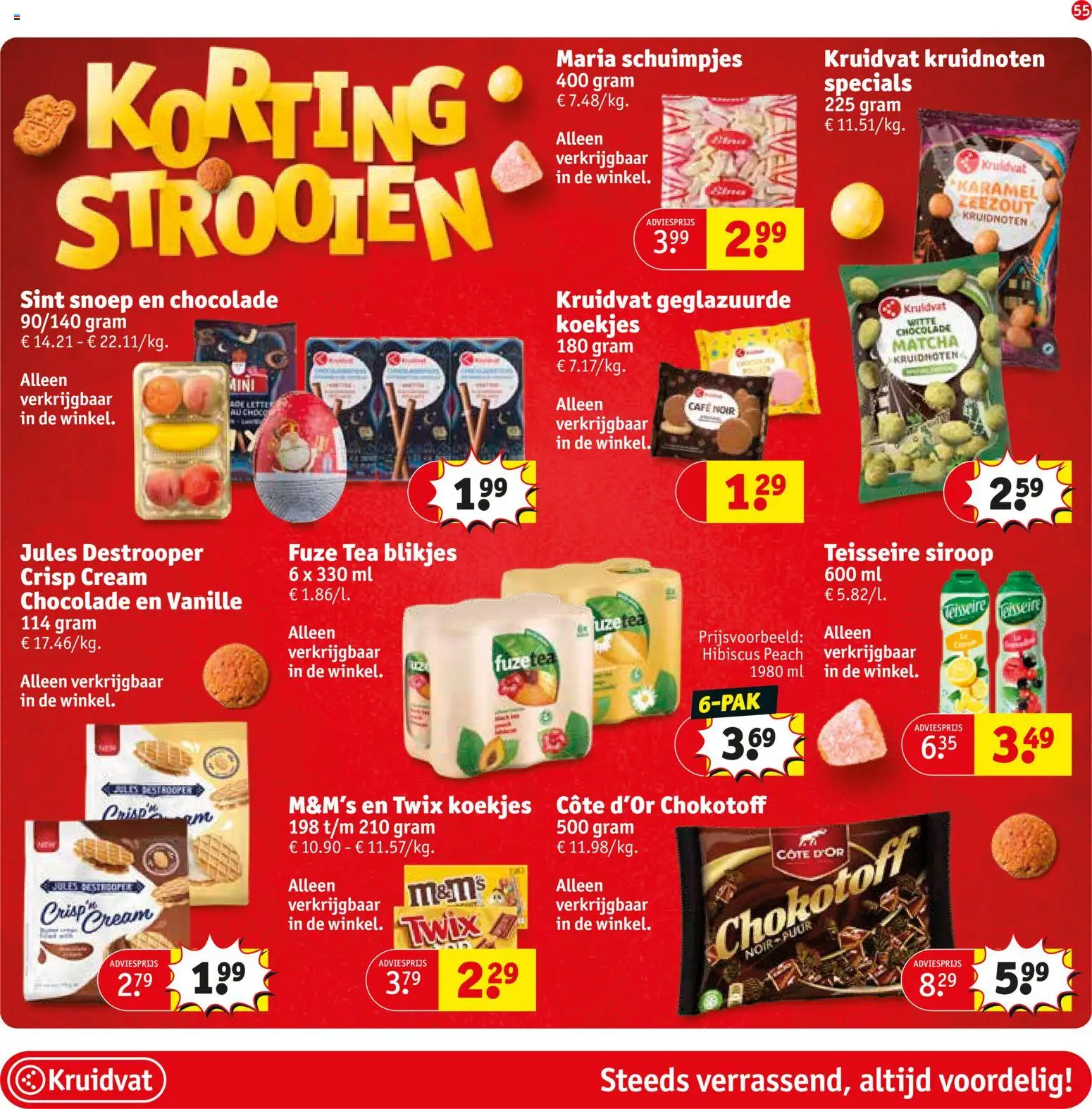 {H1} | Pagina: 65 | Producten: Koekjes, Twix, Snoep, Chocolade