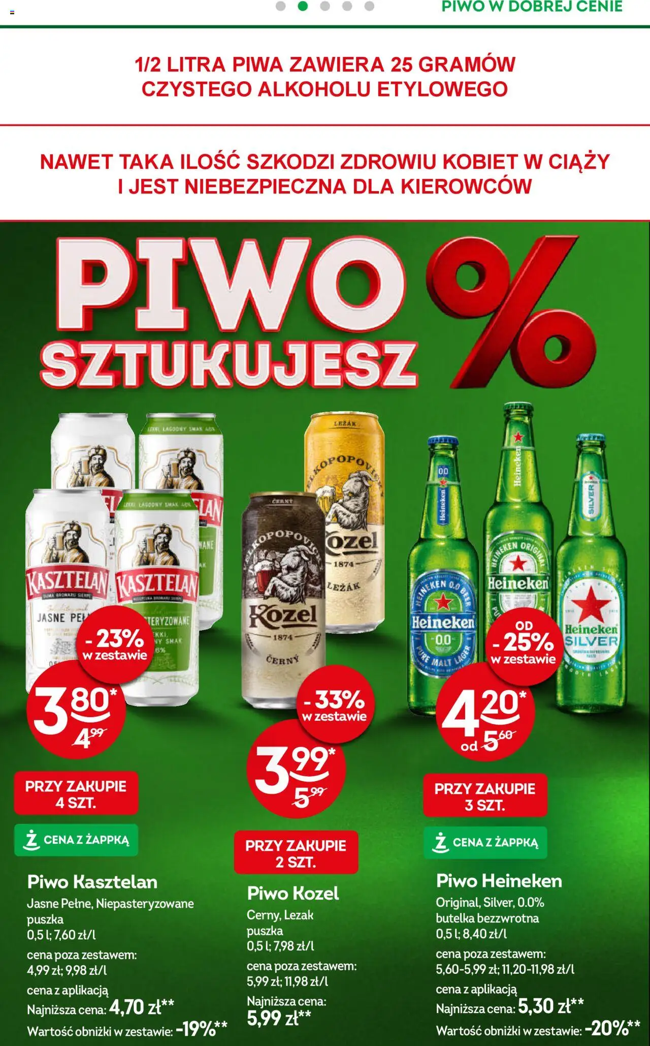 Żabka Gazetka od 10.09.2025 | Strona: 19 | Produkty: Leżak, Piwo, Piwo kozel, Heineken