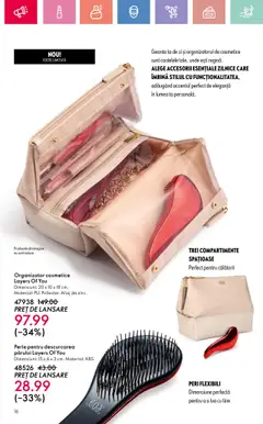 Oriflame catalog 12 2025 – valabil de la 20.08.2025 | Pagină: 16 | Produse: Geantă, Perie