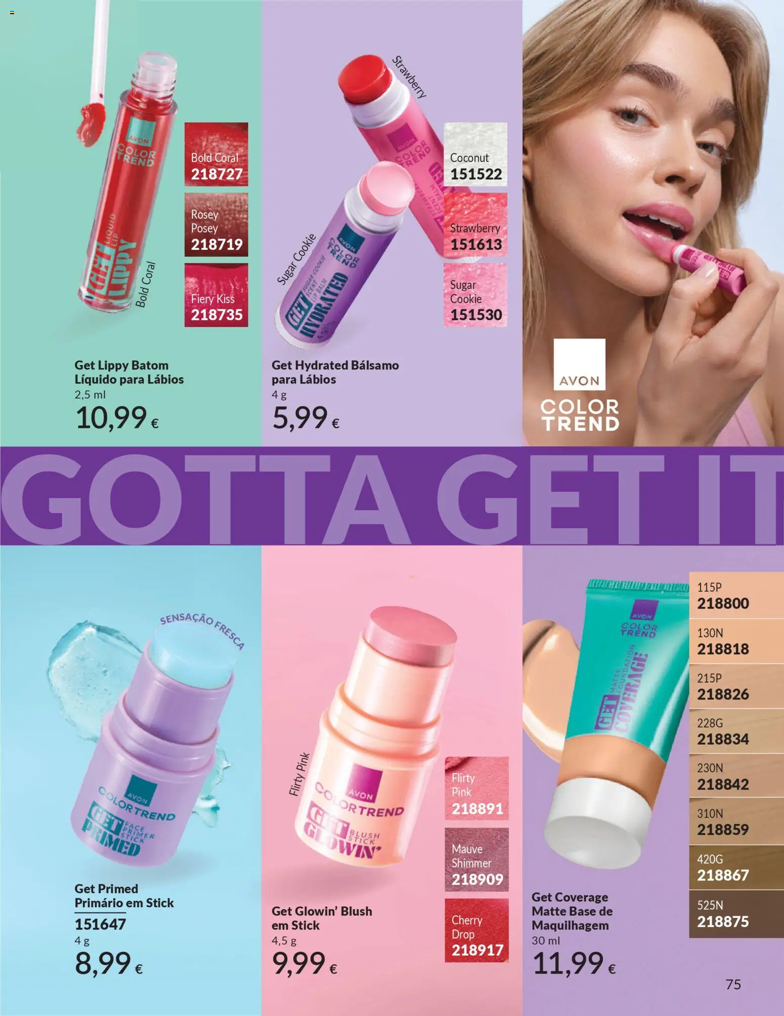 Catálogo Avon Campanha 3 │ válido de 01.03.2026 | Página: 81 | Produtos: Blush, Batom, Maquilhagem, Base
