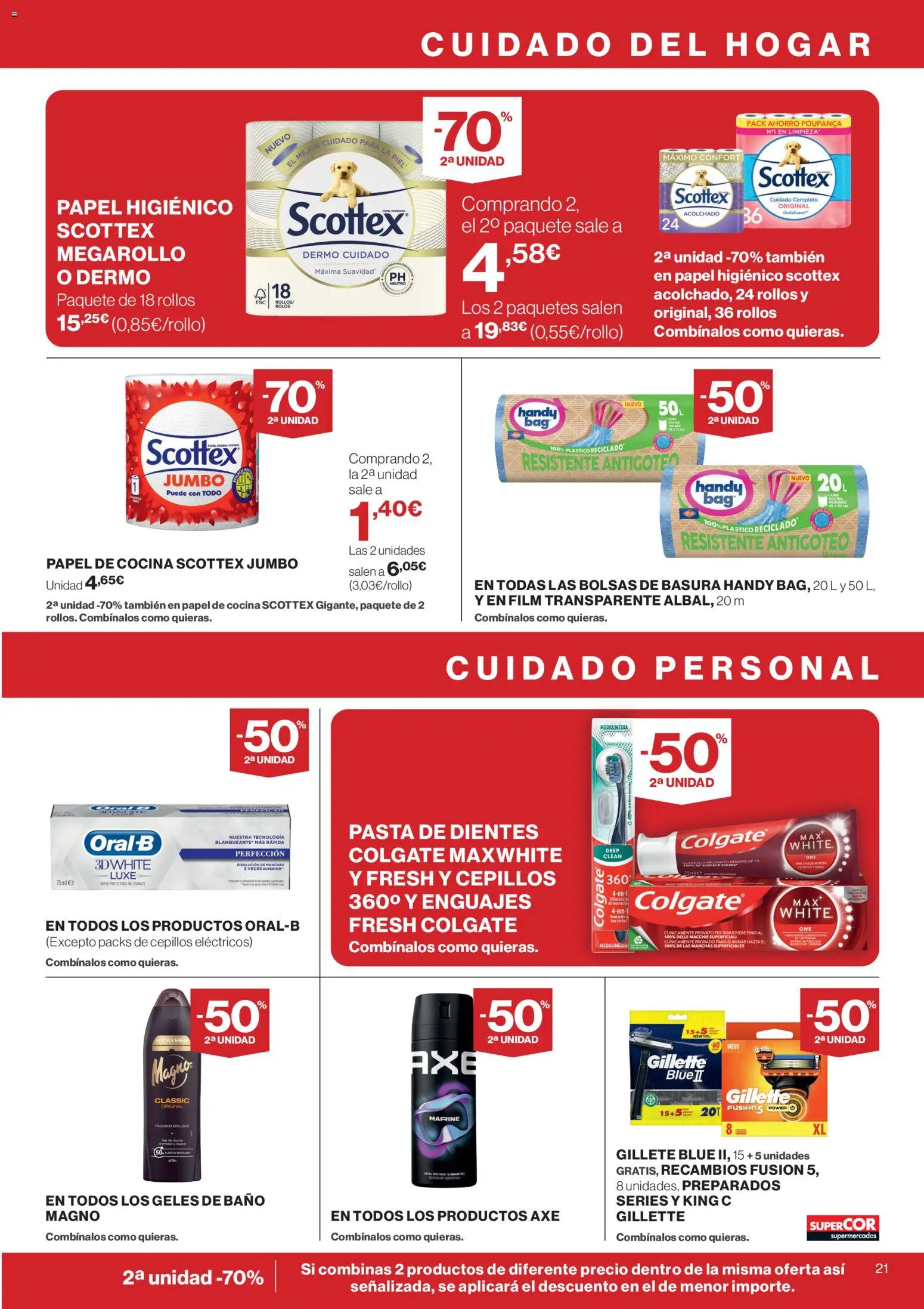 Supercor Canarias │ válido desde el 12.02.2026 | Página: 21 | Productos: Pasta, Cocina, Δαμάσκηνο, Baño