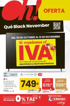 Vista previa Eroski - Black Friday válido desde el 30.10.2025