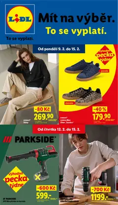 Náhled letáku Lidl leták - Spotřební zboží od 09.02.2026
