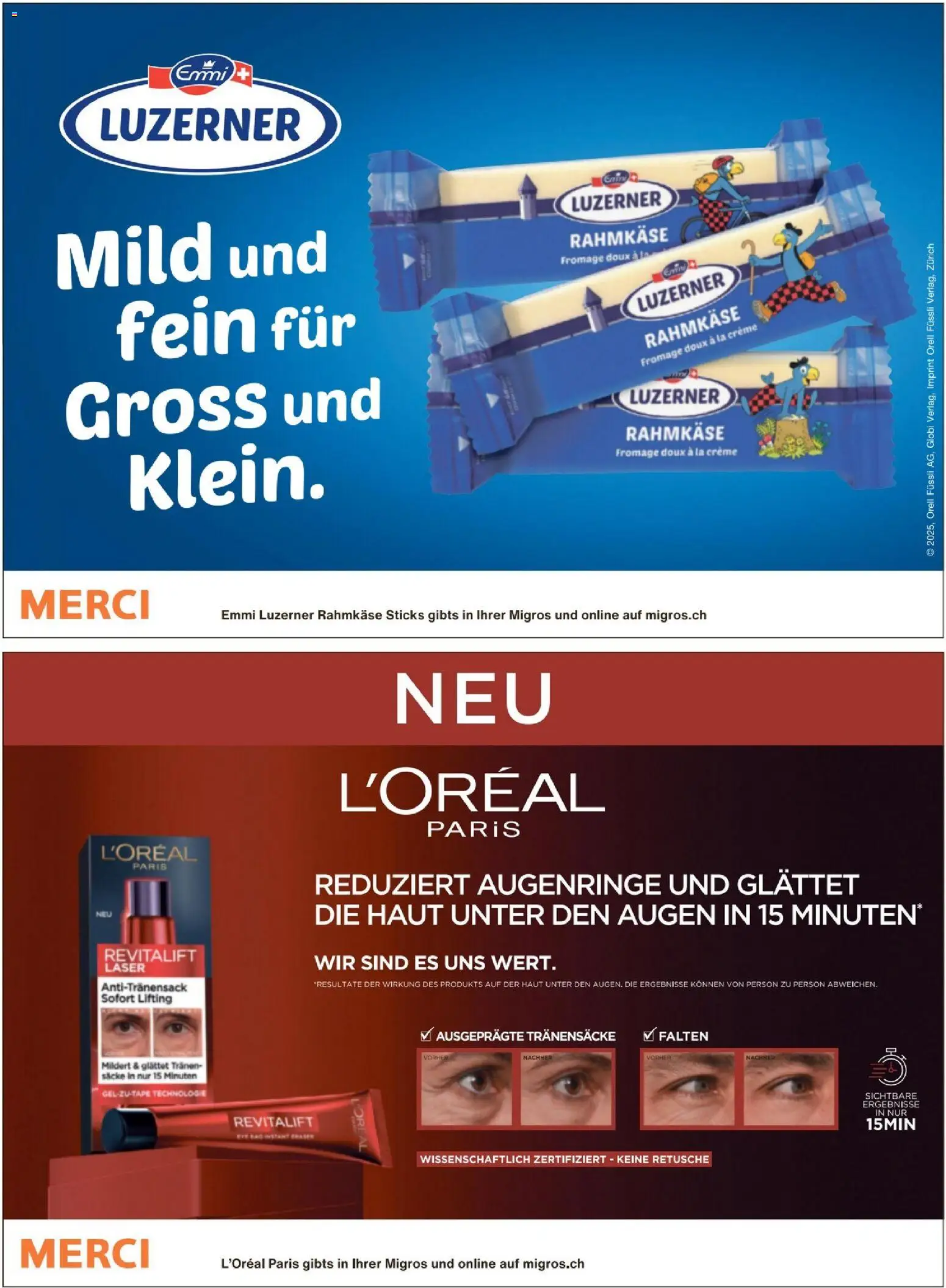 Migros Magazin – gültig ab 17.11.2025 | Seite: 20 | Produkte: Creme
