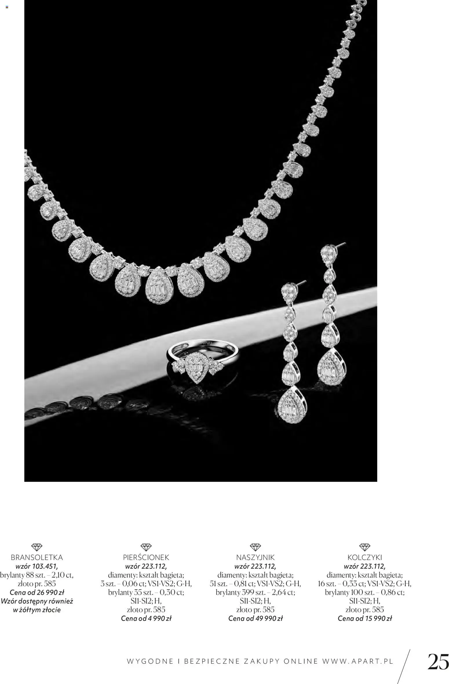 Apart promocje od 04.11.2025 | Strona: 27 | Produkty: Naszyjnik, Bransoletka, Pierścionek