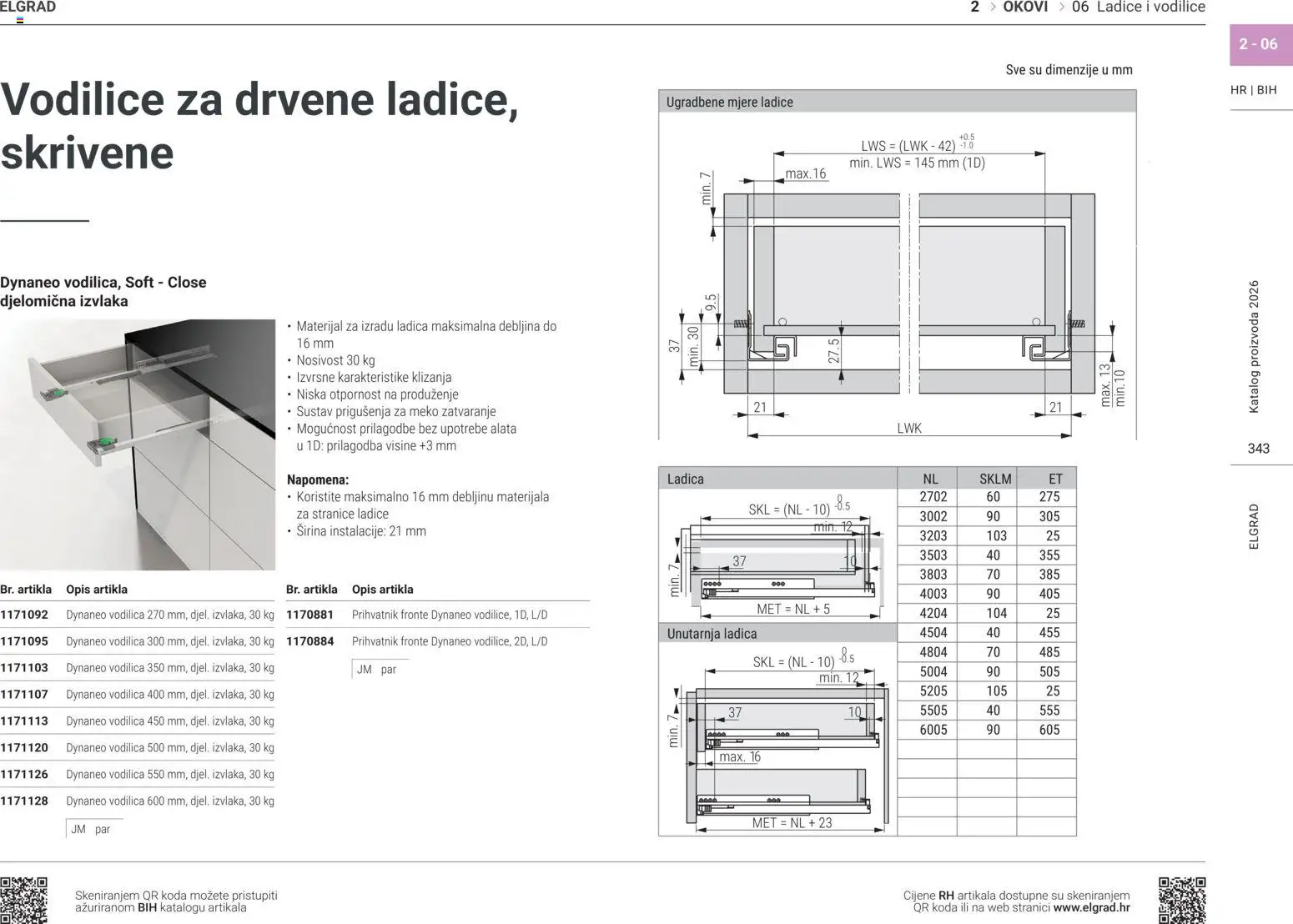 Elgrad katalog | vrijedi od 14.04.2026 | Stranica: 56 | Proizvodi: Ladice
