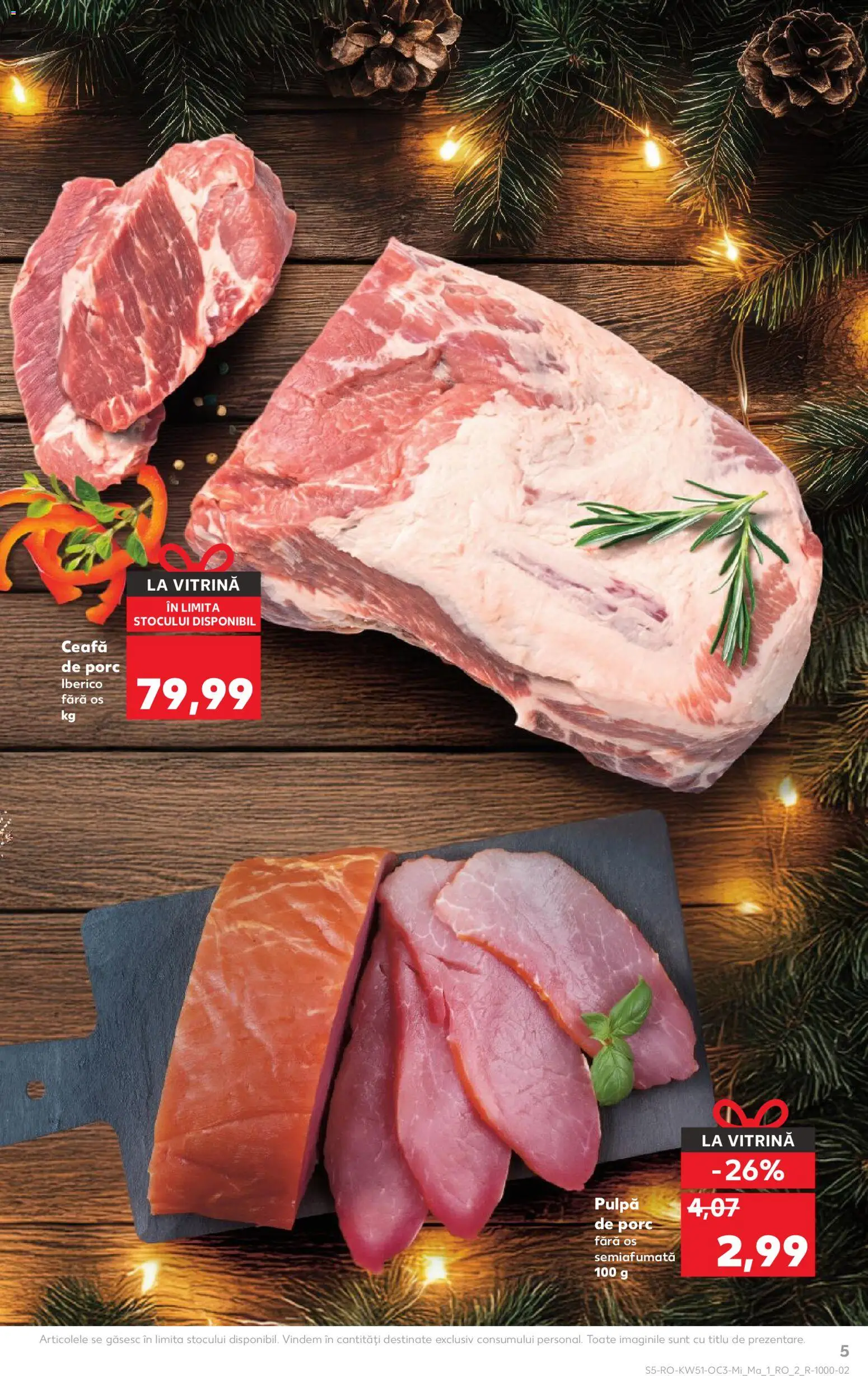 Kaufland RO akciós ujság - amely érvényes a következő dátumtól: 17.12.2025 | Oldal: 5