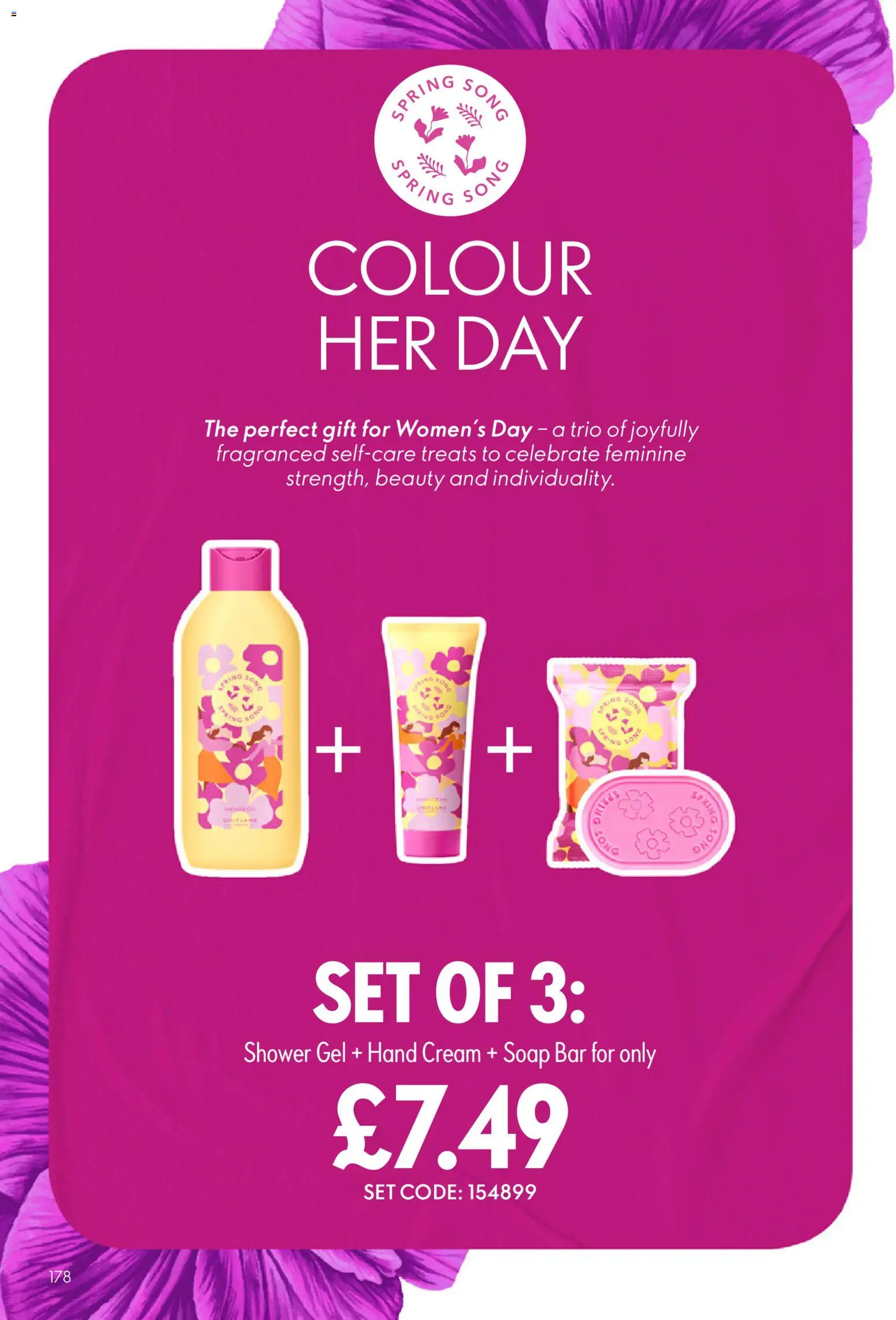 {H1} | Page: 178 | Products: Shower, Hand cream, Soap, Shower gel