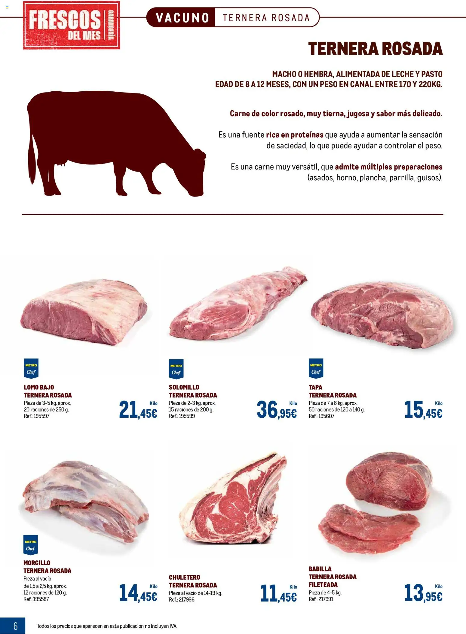 Makro - Expertos en carnes │ válido desde el 09.03.2026 | Página: 6 | Productos: Leche, Peso