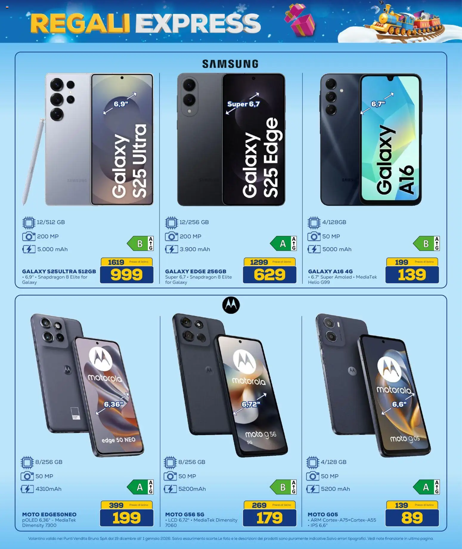 Volantino Euronics del 19.12.2025 | Pagina: 3 | Prodotti: Samsung