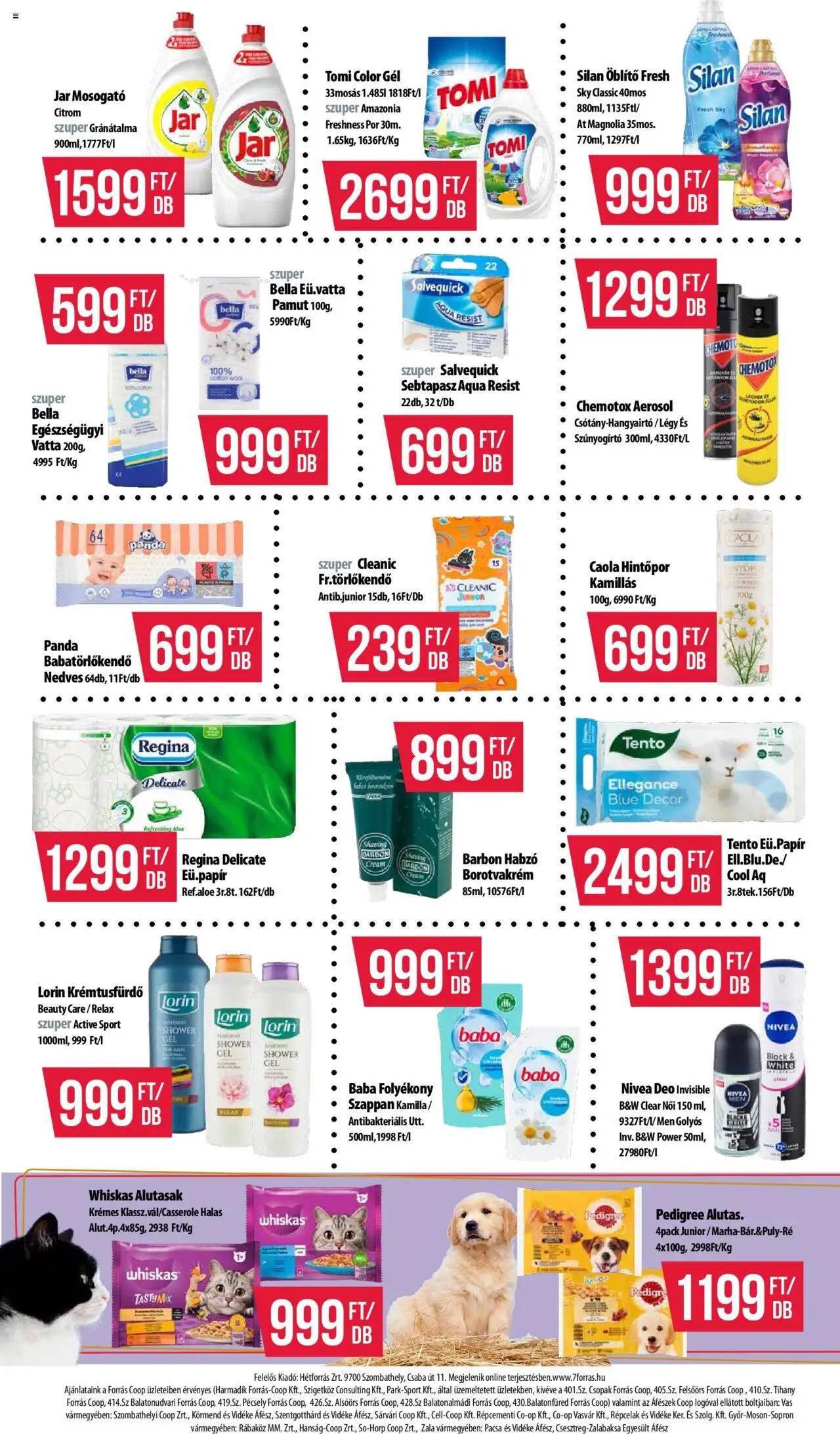 COOP akciós ujság - amely érvényes a következő dátumtól: 17.07.2025 | Oldal: 11 | Termékek: Tihany, Öblítő, Gránátalma, Citrom