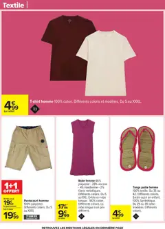  | Page: 70 | Produits: Pantacourt, T-shirt, Robe longue, Tongs