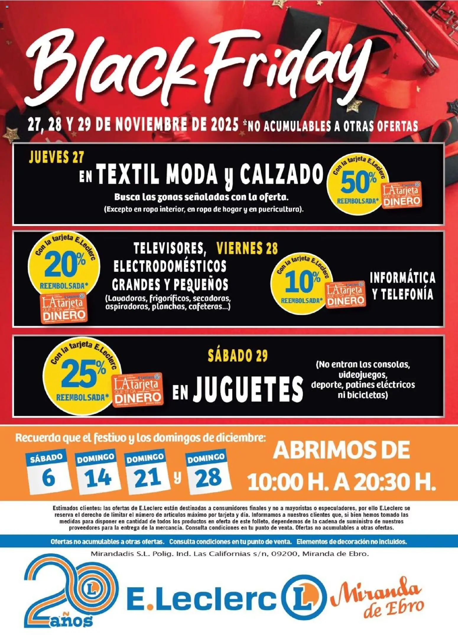 E.Leclerc Black Friday │ válido desde el 25.11.2025 | Página: 16 | Productos: Ropa, Juguetes