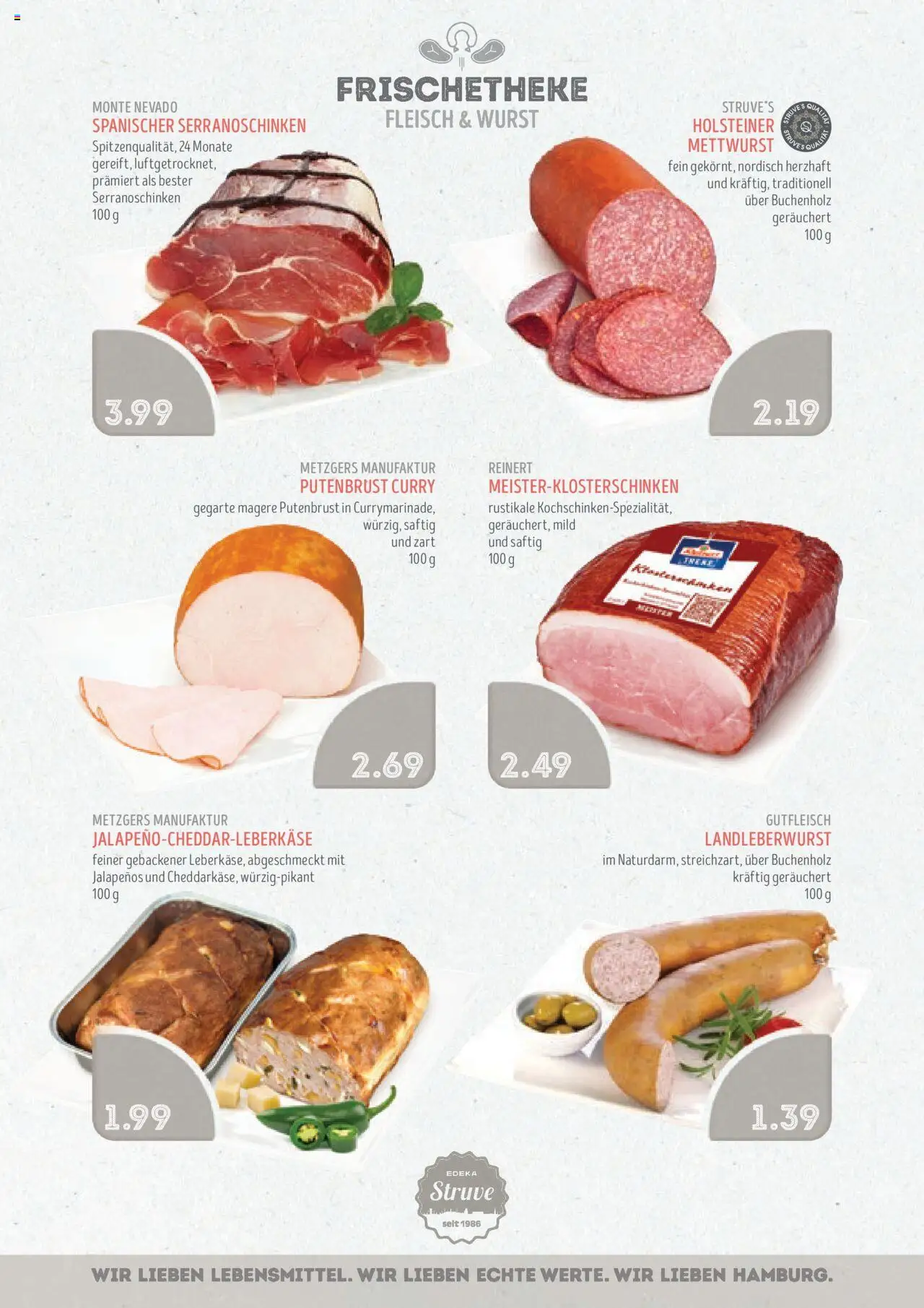 Edeka Struve Prospekt 	 – gültig ab 06.10.2025 | Seite: 5 | Produkte: Wurst, Fleisch