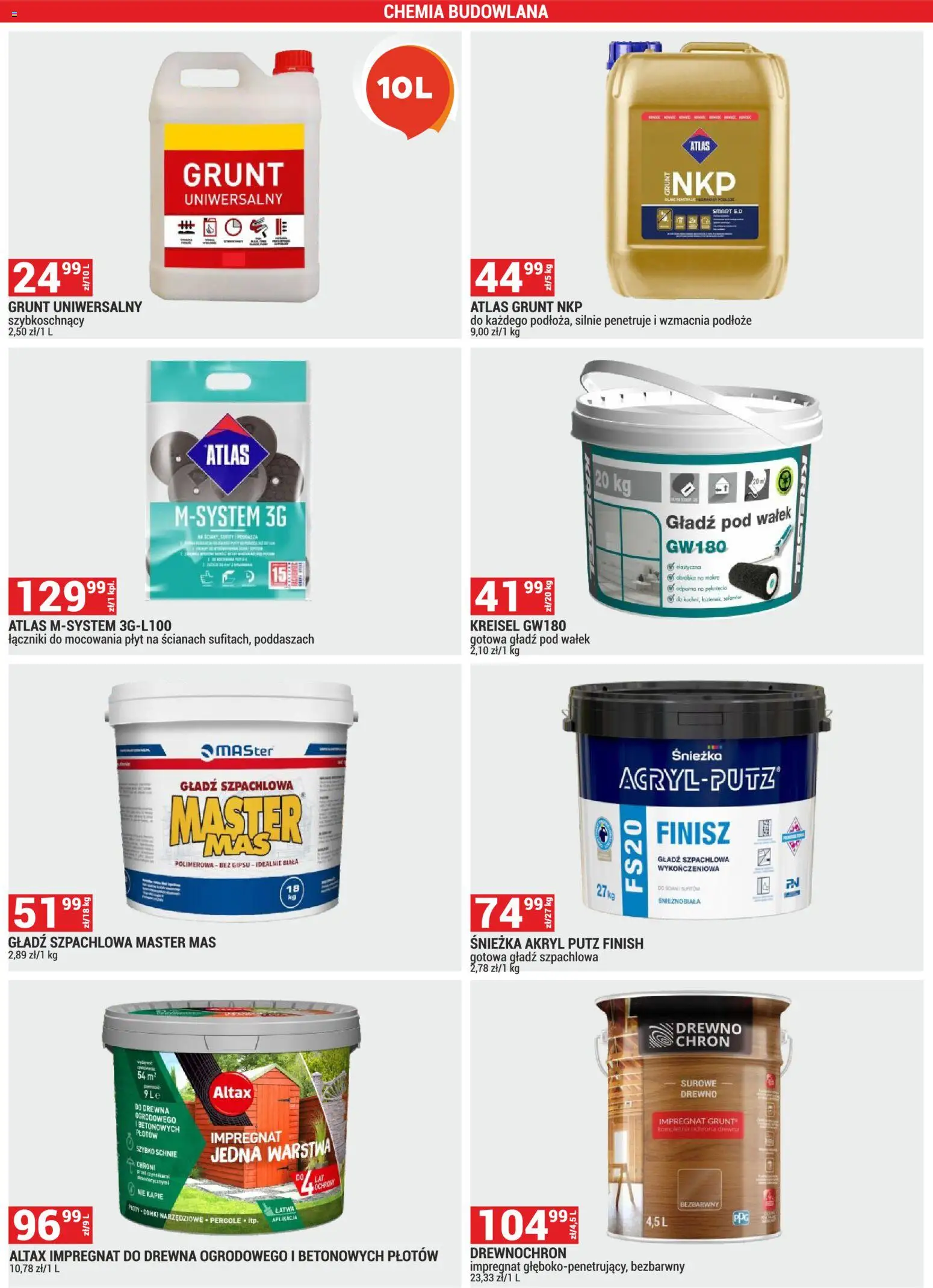 Merkury Market gazetka od 01.03.2026 | Strona: 22 | Produkty: Impregnat do drewna, Finish