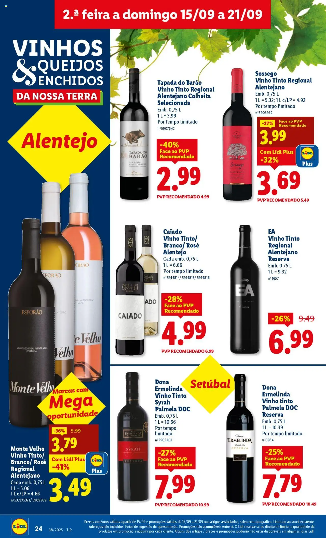 Lidl folheto │ válido de 15.09.2025 | Página: 24 | Produtos: Vinho, Vinho tinto